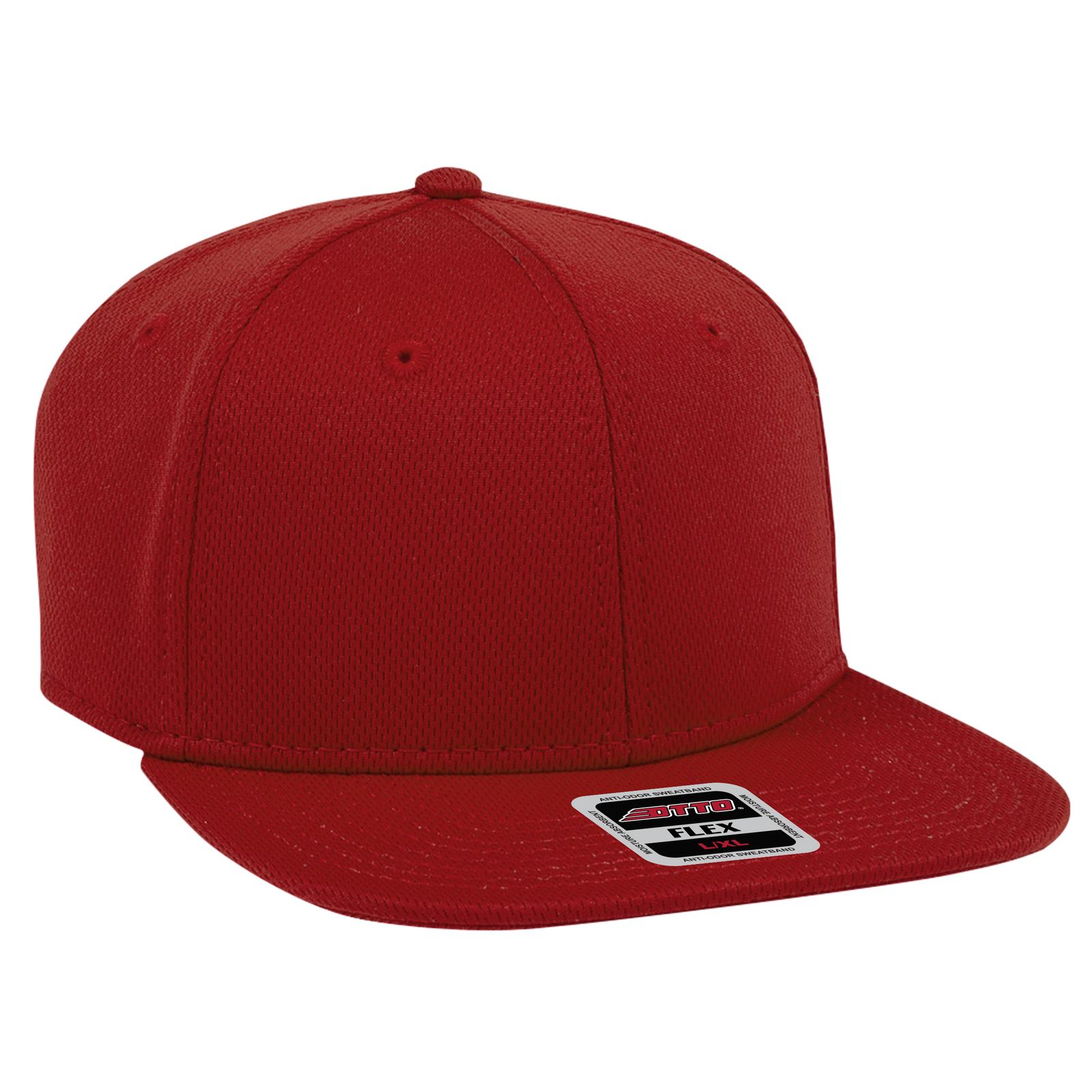 13-1206 OTTO CAP " FLEX" Fitted 6 Panel Mid Profile Baseball Cap - Siide Image