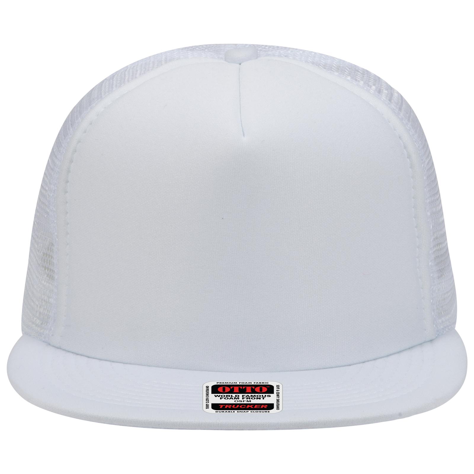 132-1037 OTTO CAP " SNAP" Camouflage 5 Panel High Crown Mesh Back Trucker Hat