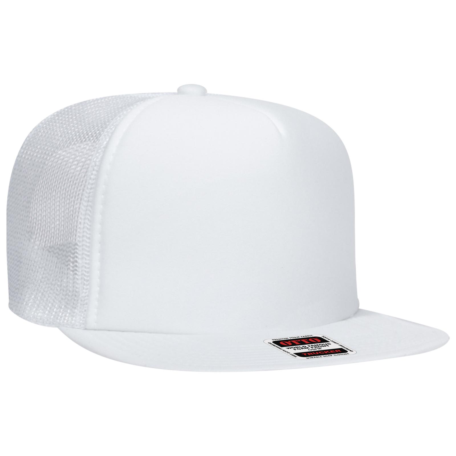 132-1037 OTTO CAP " SNAP" Camouflage 5 Panel High Crown Mesh Back Trucker Hat - Siide Image