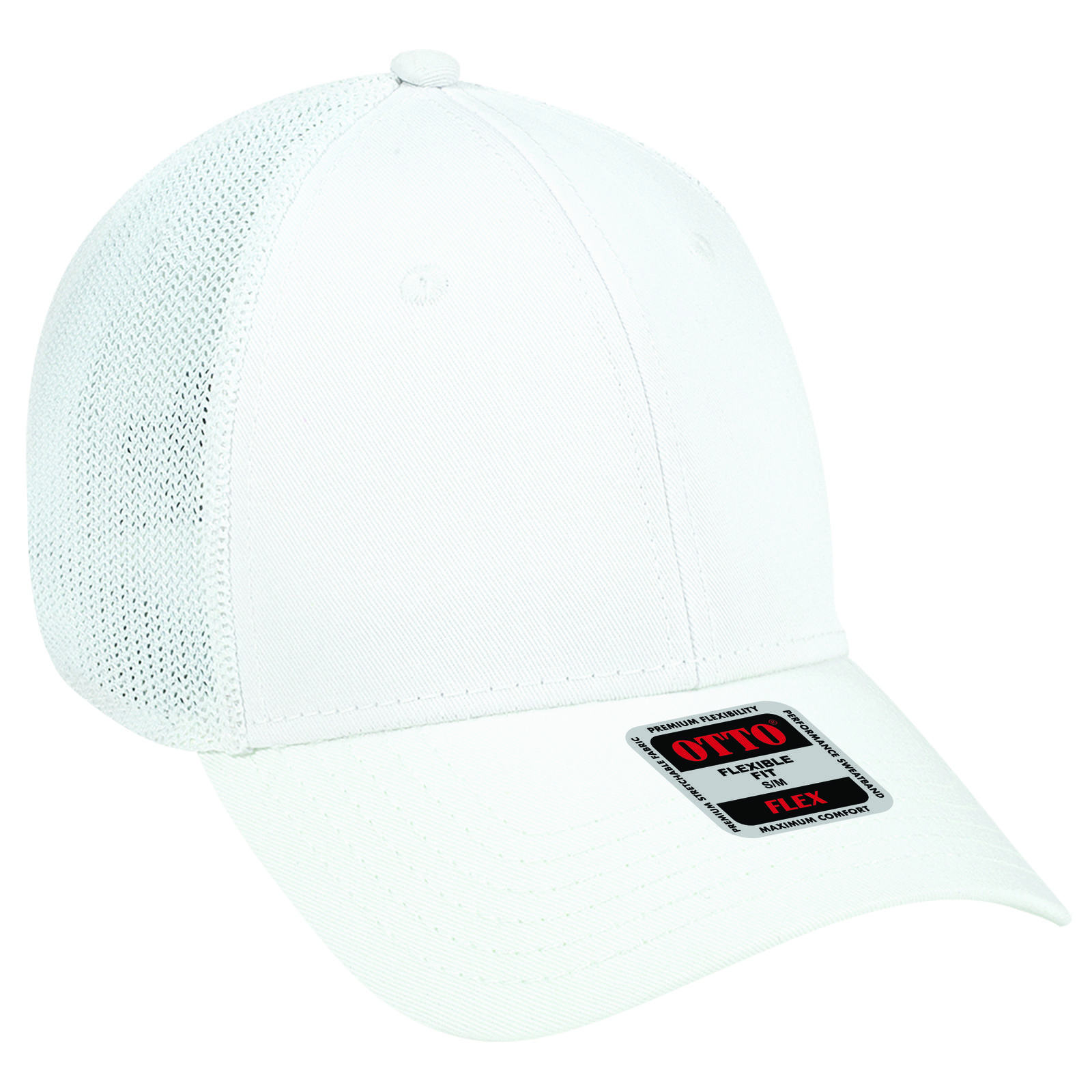135-1230 OTTO CAP " FLEX" Fitted 6 Panel Low Profile Mesh Back Trucker Hat - Siide Image