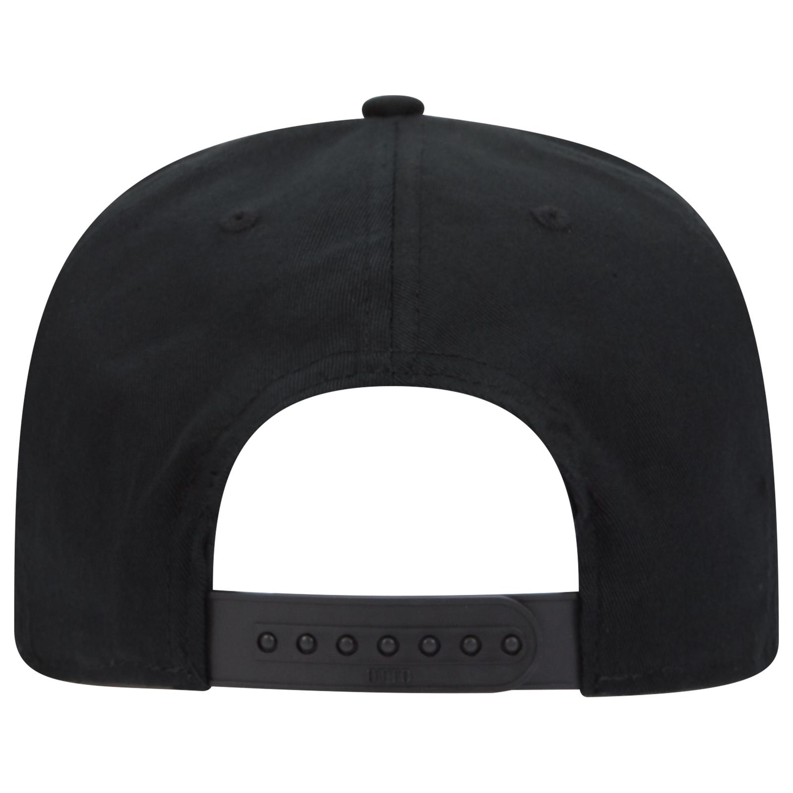 148-1197 OTTO CAP " SNAP" 6 Panel Mid Profile Snapback Hat - Back Image
