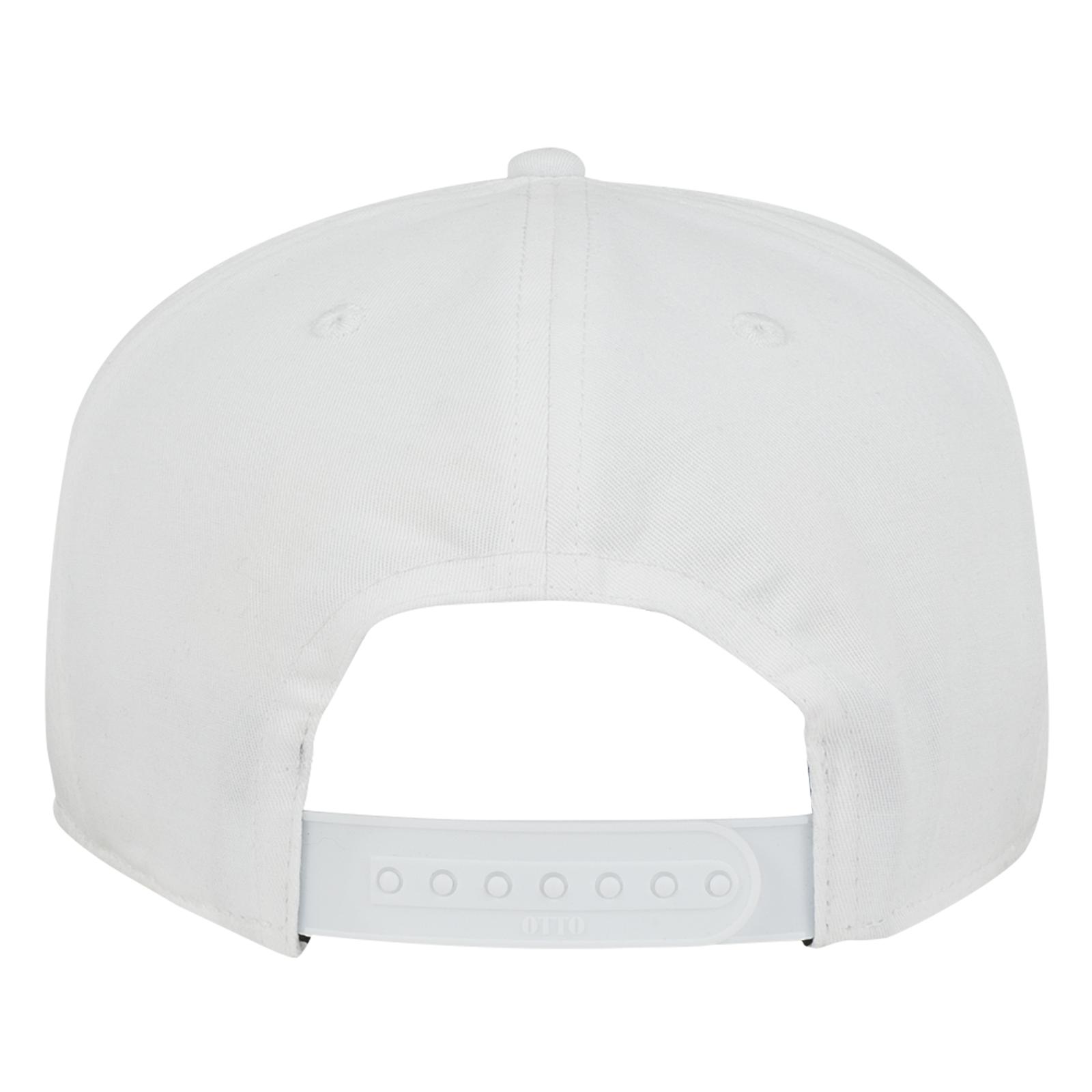 148-1224 OTTO CAP " SNAP" 6 Panel Mid Profile Snapback Hat - Back Image