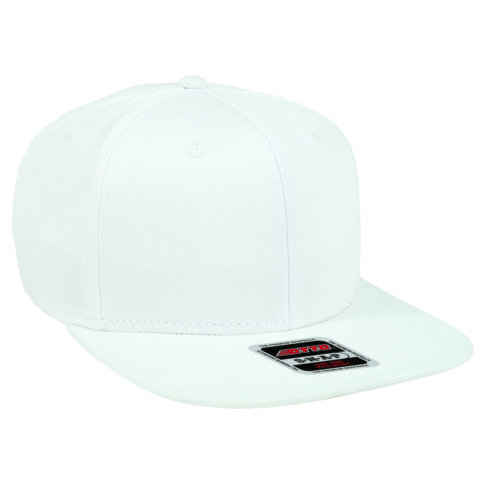 148-1224 OTTO CAP " SNAP" 6 Panel Mid Profile Snapback Hat - Siide Image