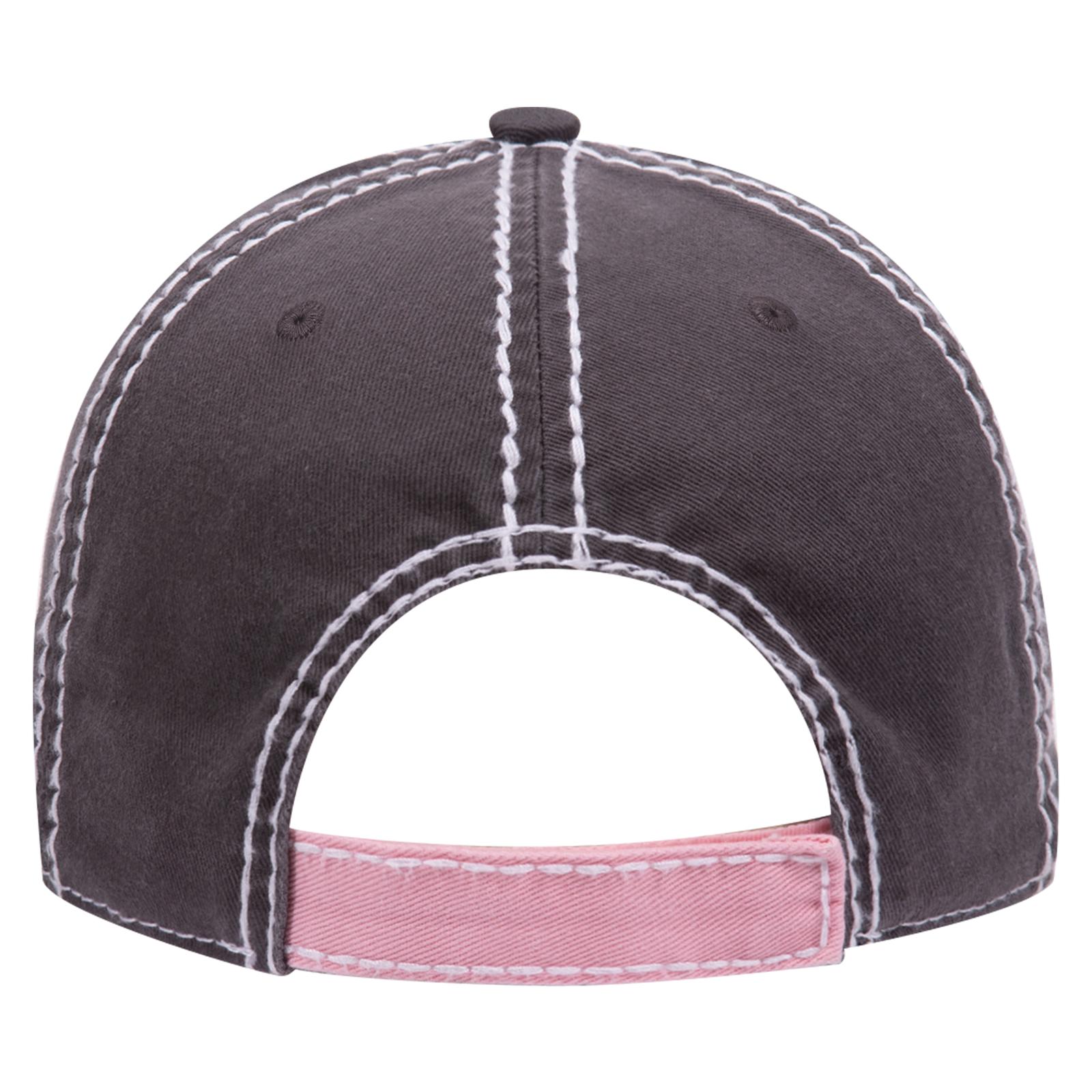 149-1091 OTTO CAP 6 Panel Low Profile Dad Hat - Back Image