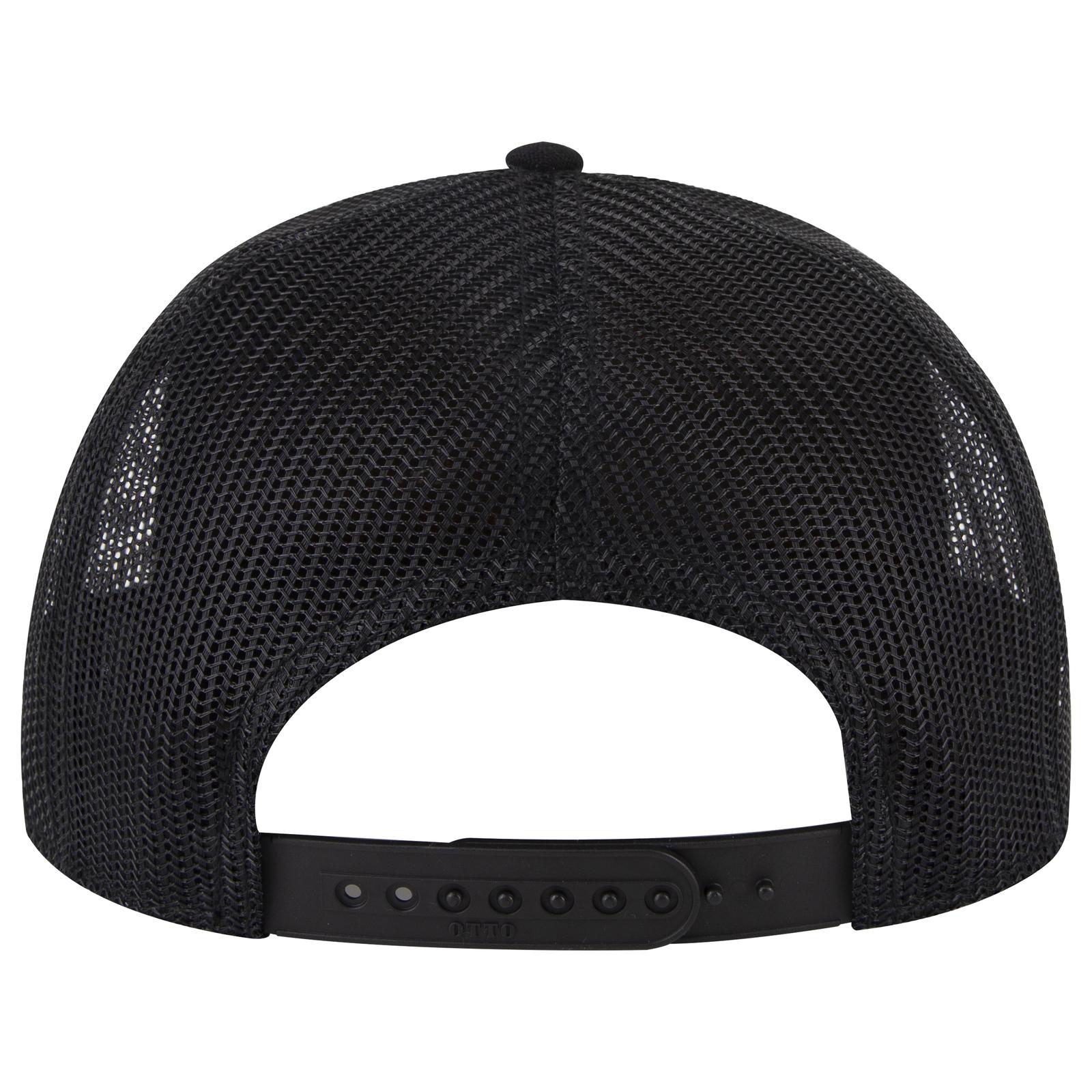 154-1174 OTTO CAP " SNAP" 5 Panel Pro Style Mesh Back Trucker Snapback Hat - Back Image