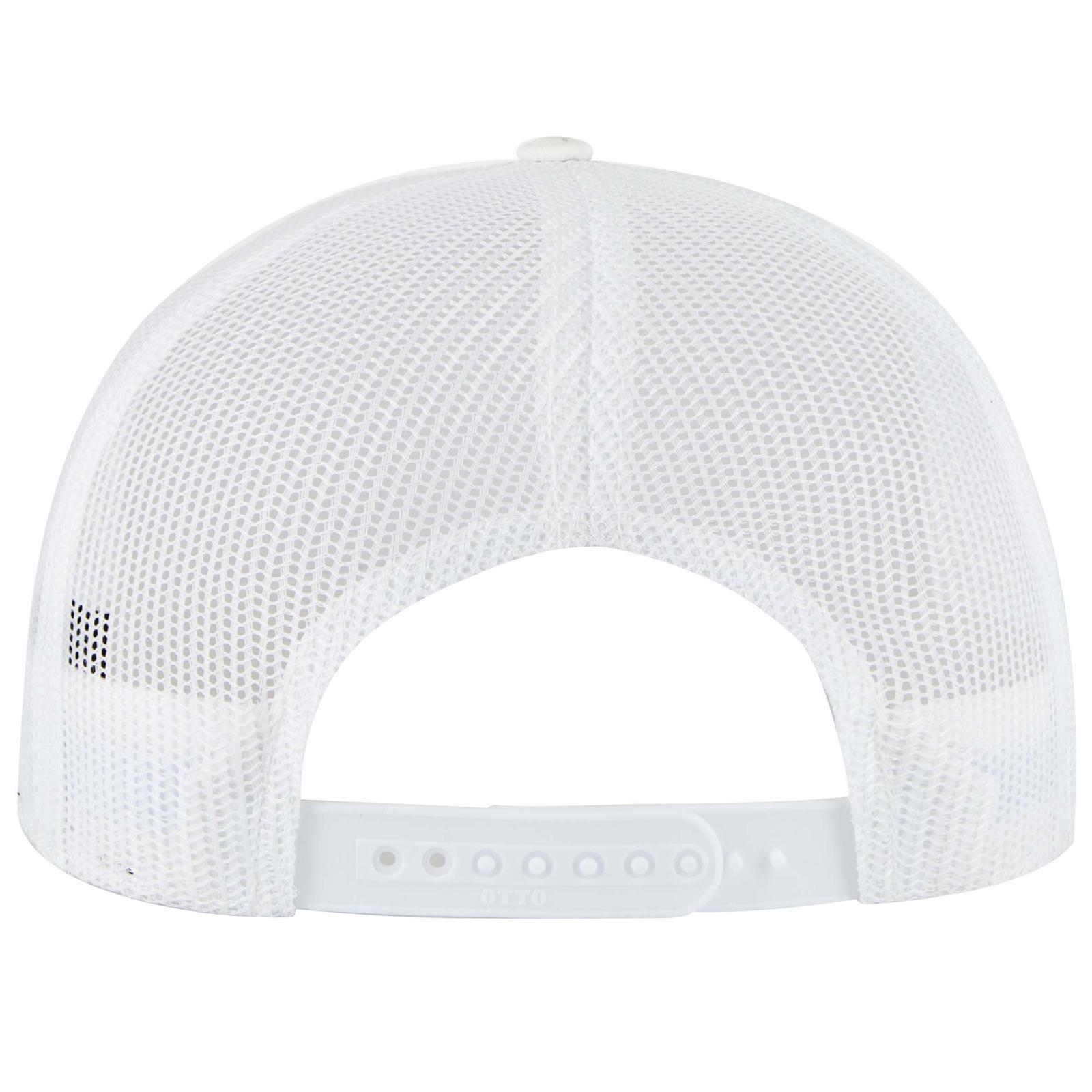 154-1174 OTTO CAP " SNAP" 5 Panel Pro Style Mesh Back Trucker Snapback Hat - Back Image