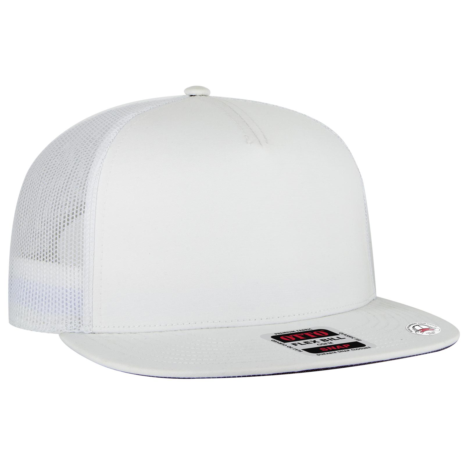 154-1174 OTTO CAP " SNAP" 5 Panel Pro Style Mesh Back Trucker Snapback Hat - Siide Image