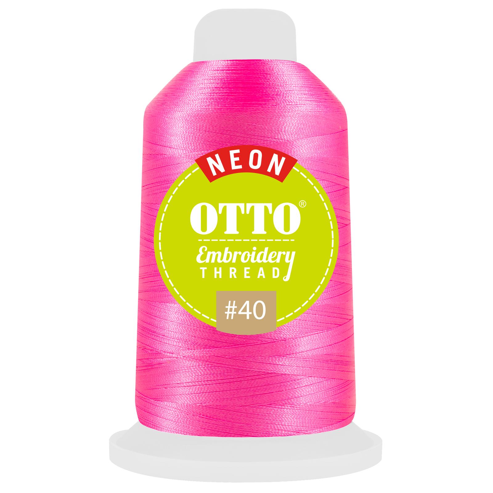 157-109 OTTO Embroidery Neon Thread #40 1,100 yd. Cone Zoom Image