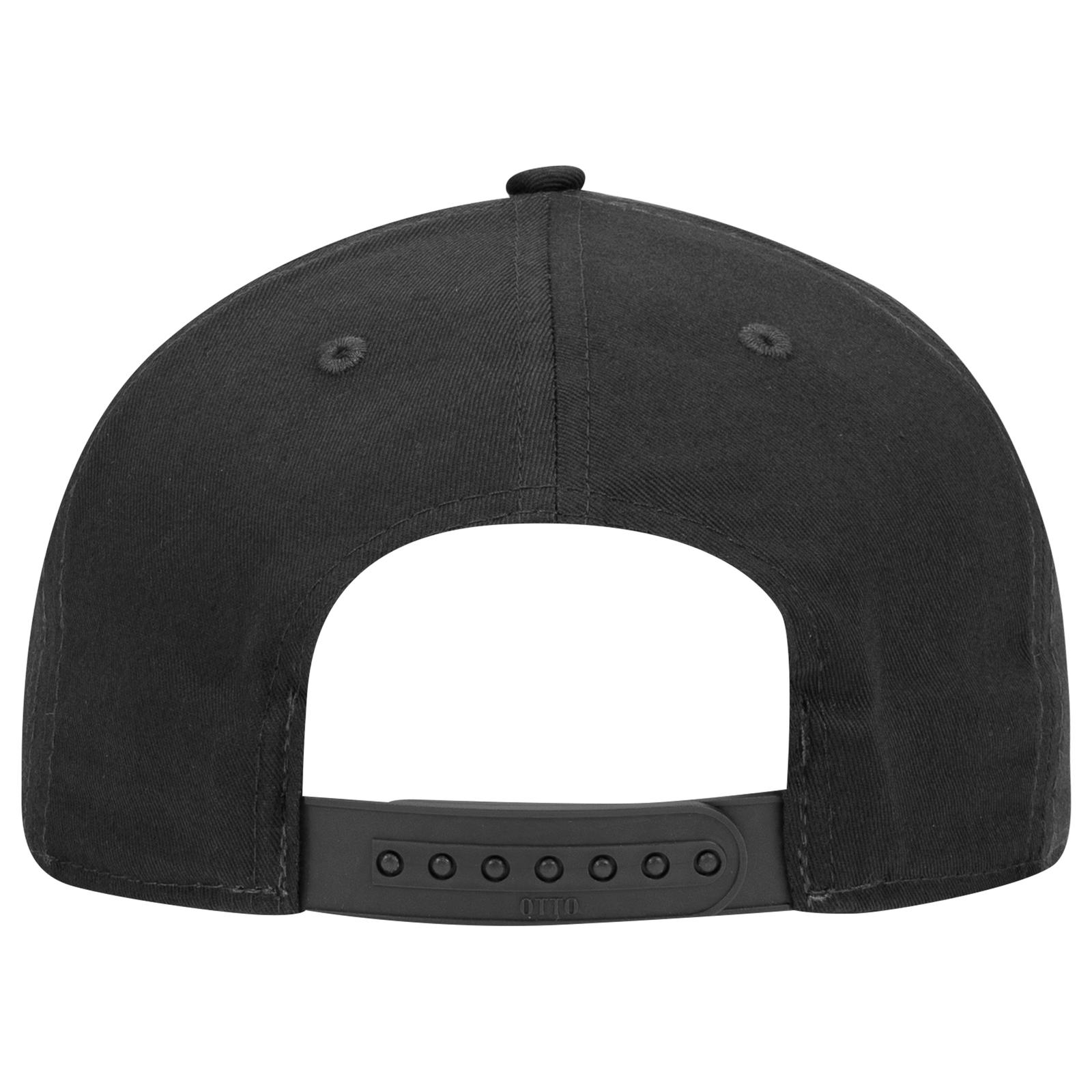 167-1198 OTTO CAP " SNAP" 5 Panel Mid Profile Snapback Hat - Back Image