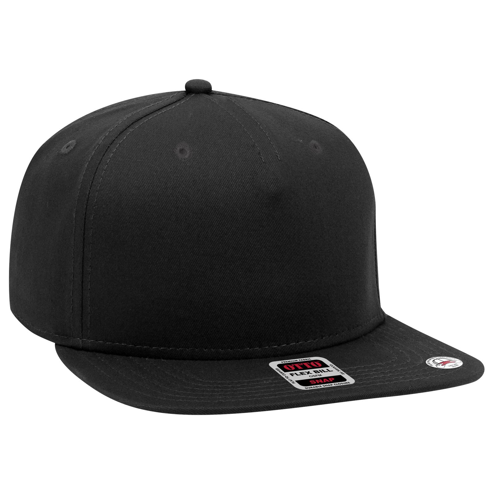 167-1198 OTTO CAP " SNAP" 5 Panel Mid Profile Snapback Hat - Siide Image