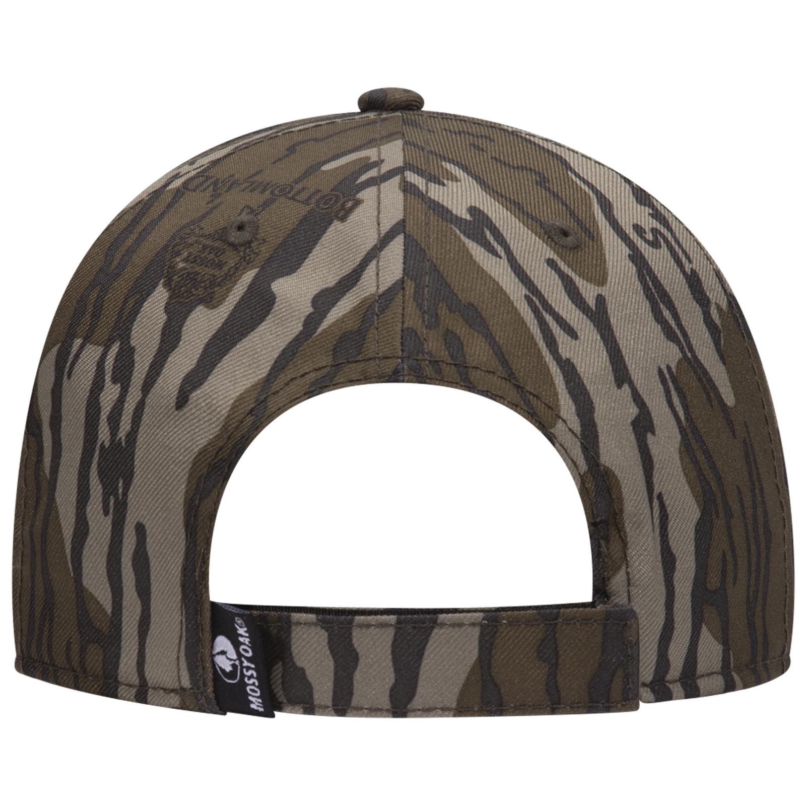 171-1295 OTTO CAP Mossy Oak Camouflage Superior Polyester Twill 6 Panel Low Profile Baseball Cap 171-1295 OTTO CAP Mossy Oak Camouflage Superior Polyester Twill 6 Panel Low Profile Baseball Cap - Back Image