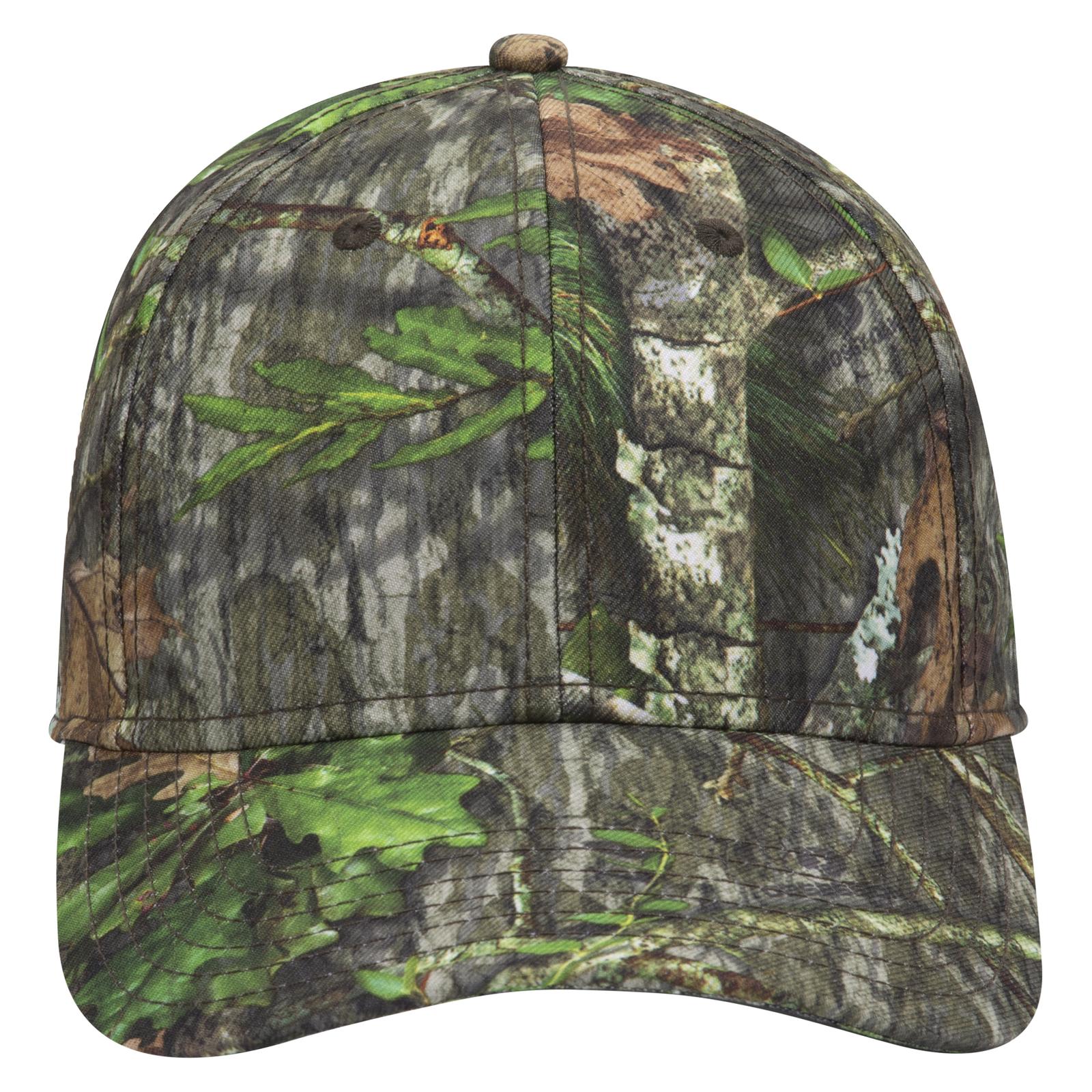 171-1295 OTTO CAP Mossy Oak Camouflage Superior Polyester Twill 6 Panel Low Profile Baseball Cap