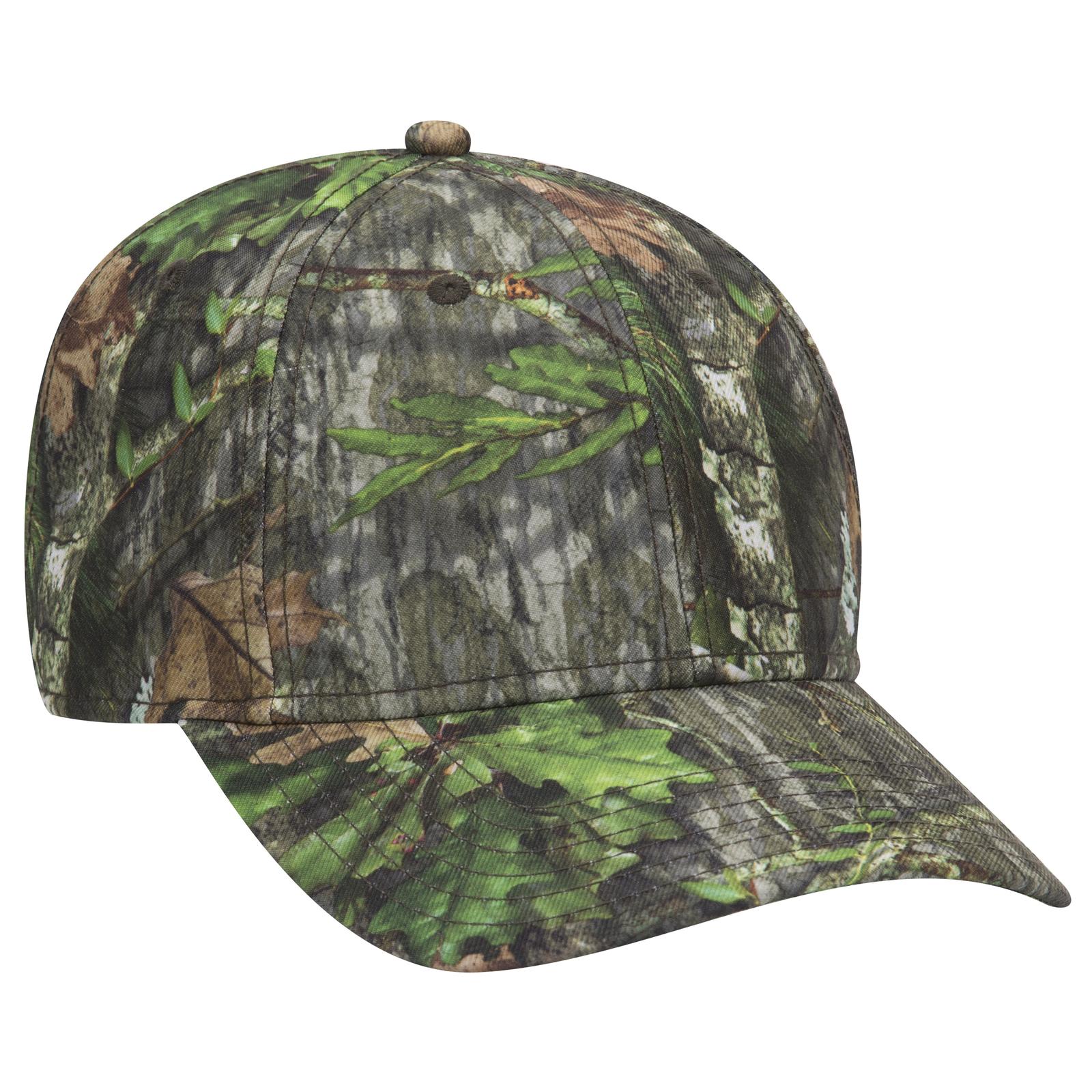 171-1295 OTTO CAP Mossy Oak Camouflage Superior Polyester Twill 6 Panel Low Profile Baseball Cap - Siide Image