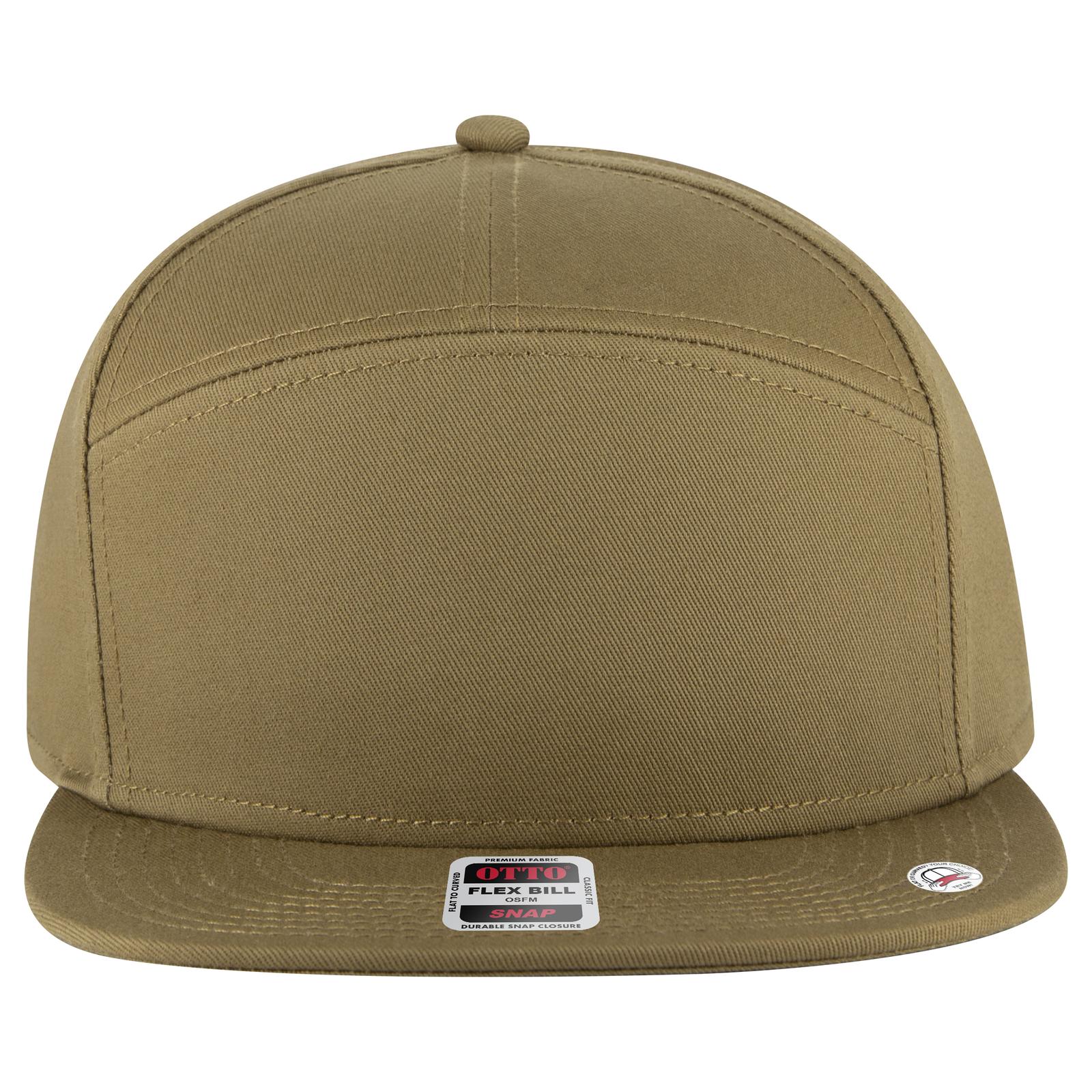 177-1331 OTTO CAP " SNAP" 7 Panel Mid Profile Snapback Hat Zoom Image