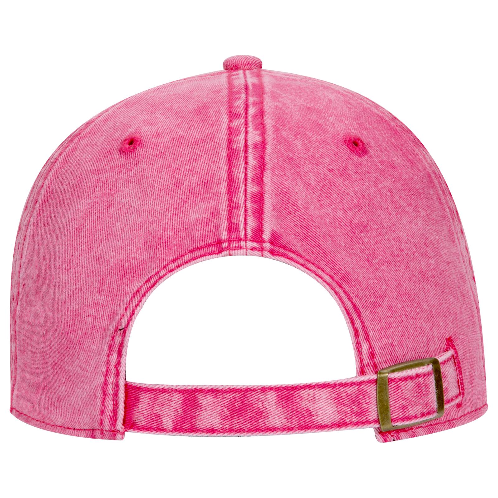 18-1248 OTTO CAP 6 Panel Low Profile Dad Hat - Back Image