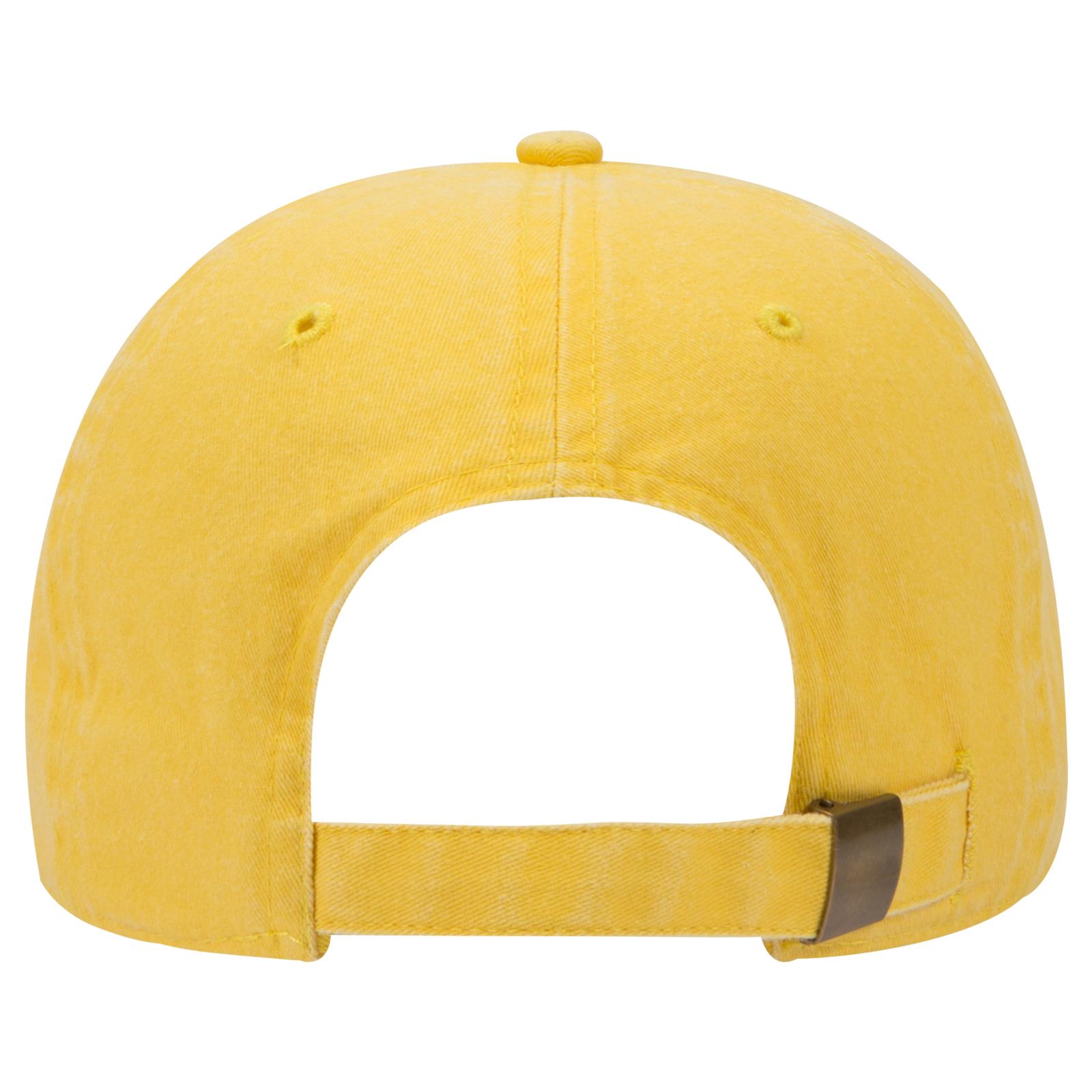 18-202 OTTO CAP 6 Panel Low Profile Dad Hat - Back Image