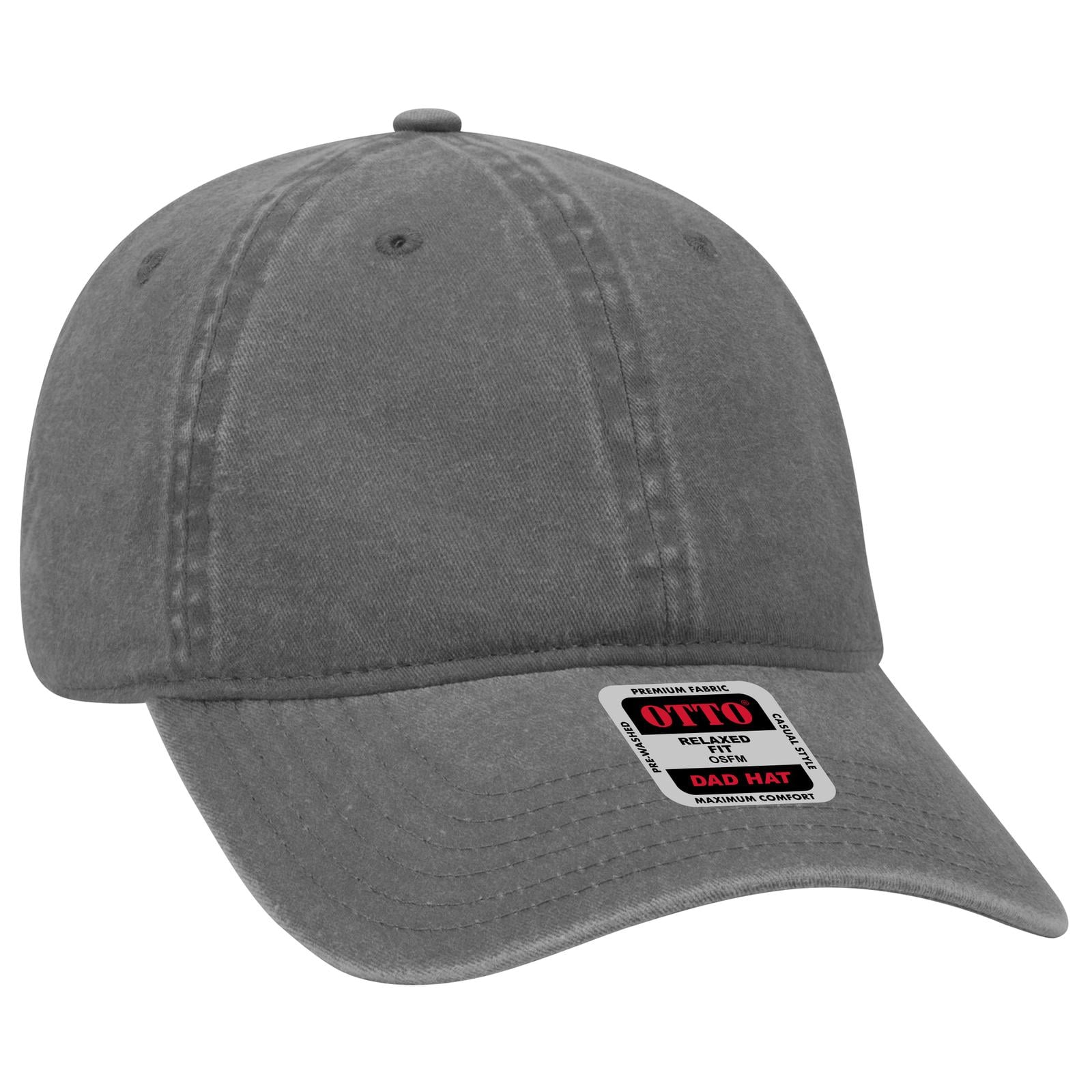 18-202 OTTO CAP 6 Panel Low Profile Dad Hat 18-202 OTTO CAP 6 Panel Low Profile Dad Hat - Siide Image