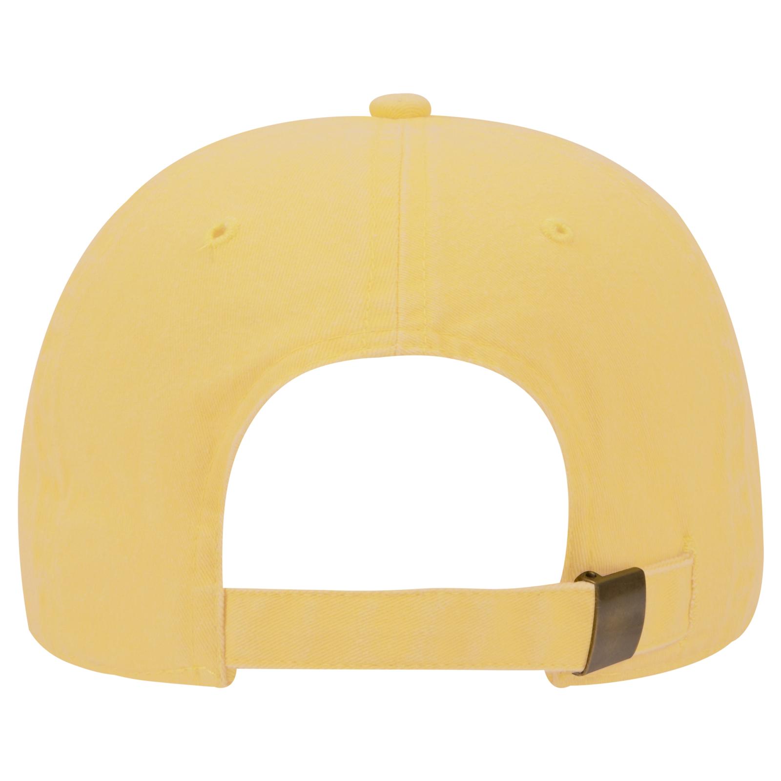 18-202 OTTO CAP 6 Panel Low Profile Dad Hat - Back Image