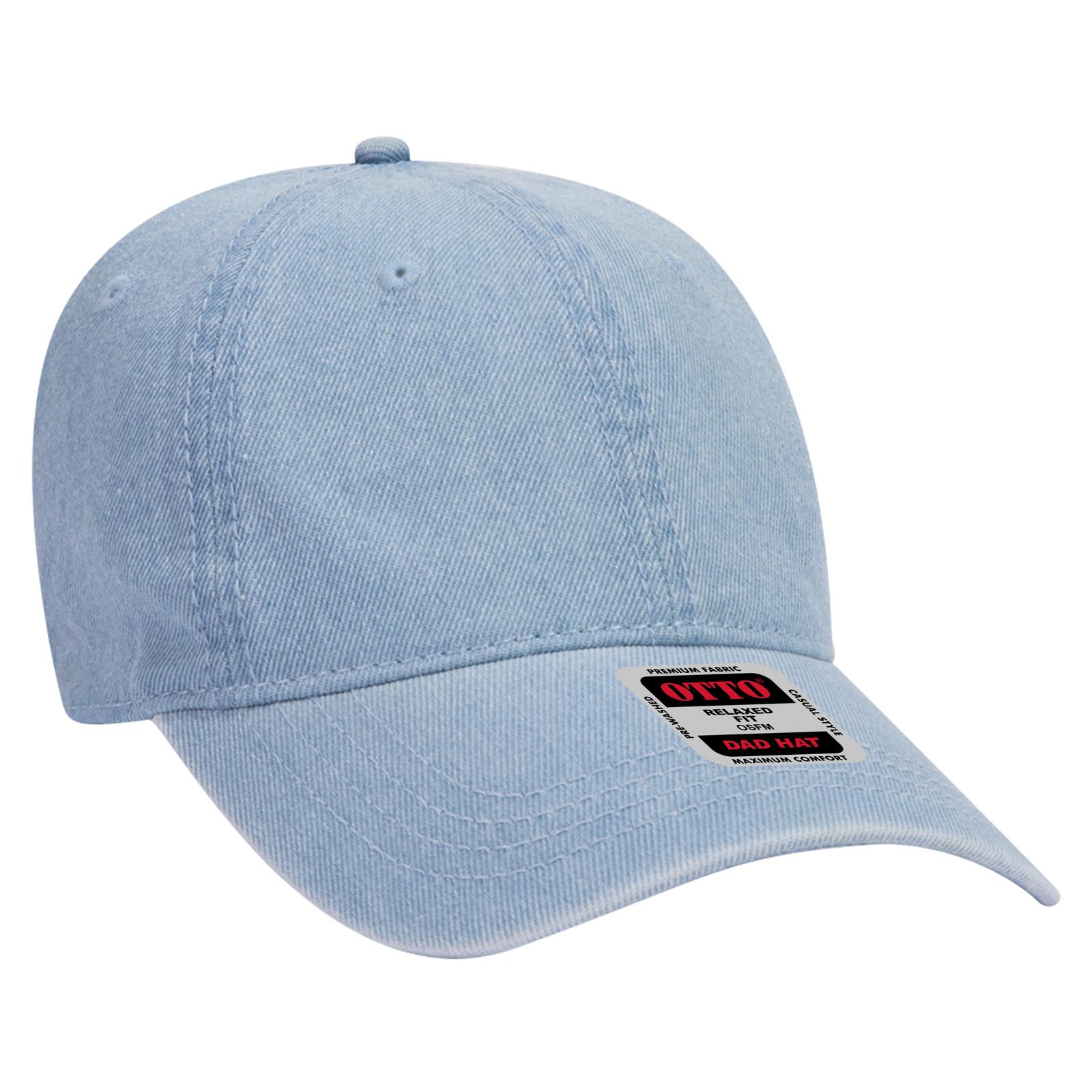 18-204 OTTO CAP 6 Panel Low Profile Dad Hat 18-204 OTTO CAP 6 Panel Low Profile Dad Hat - Siide Image