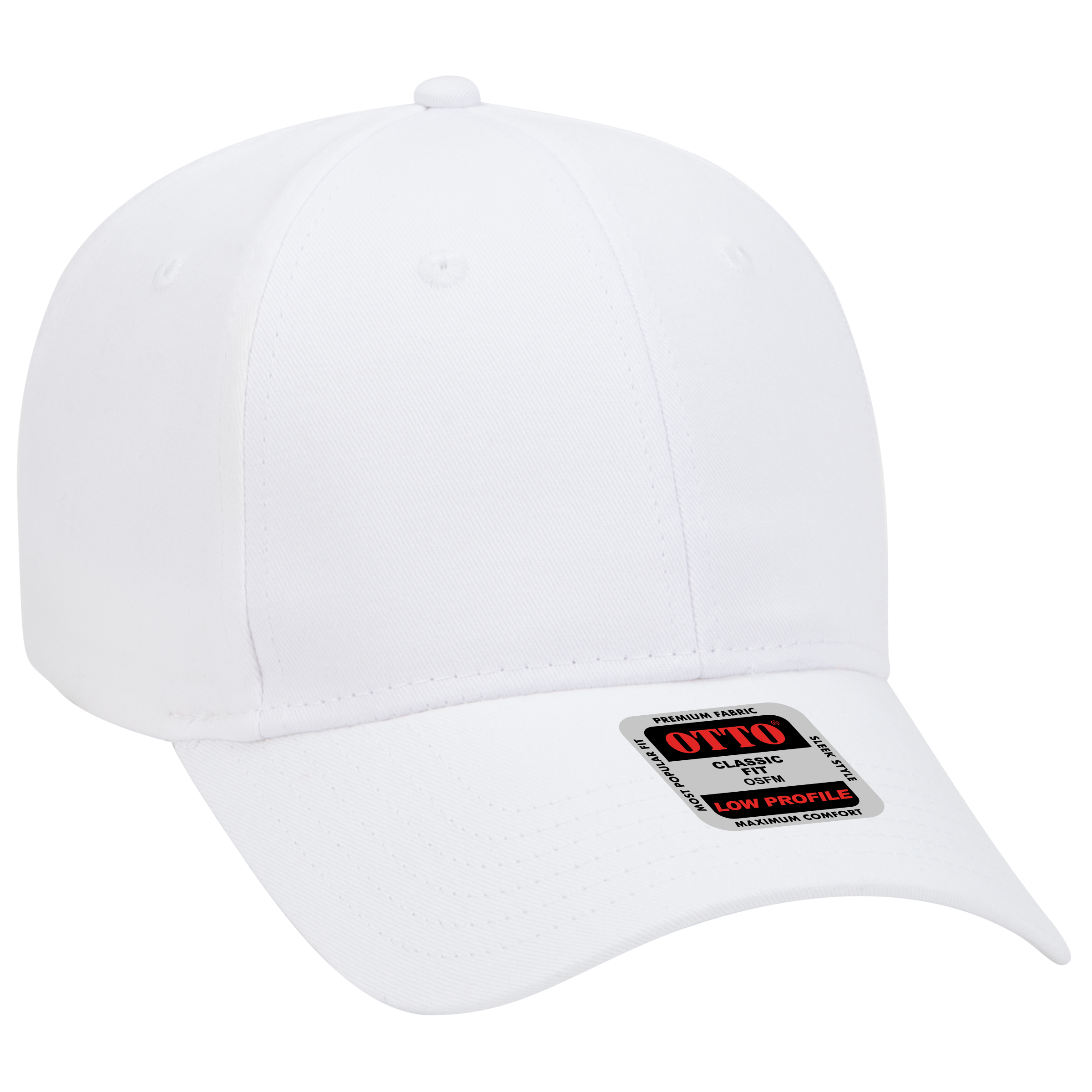 18-553 OTTO CAP 6 Panel Low Profile Baseball Cap - Siide Image