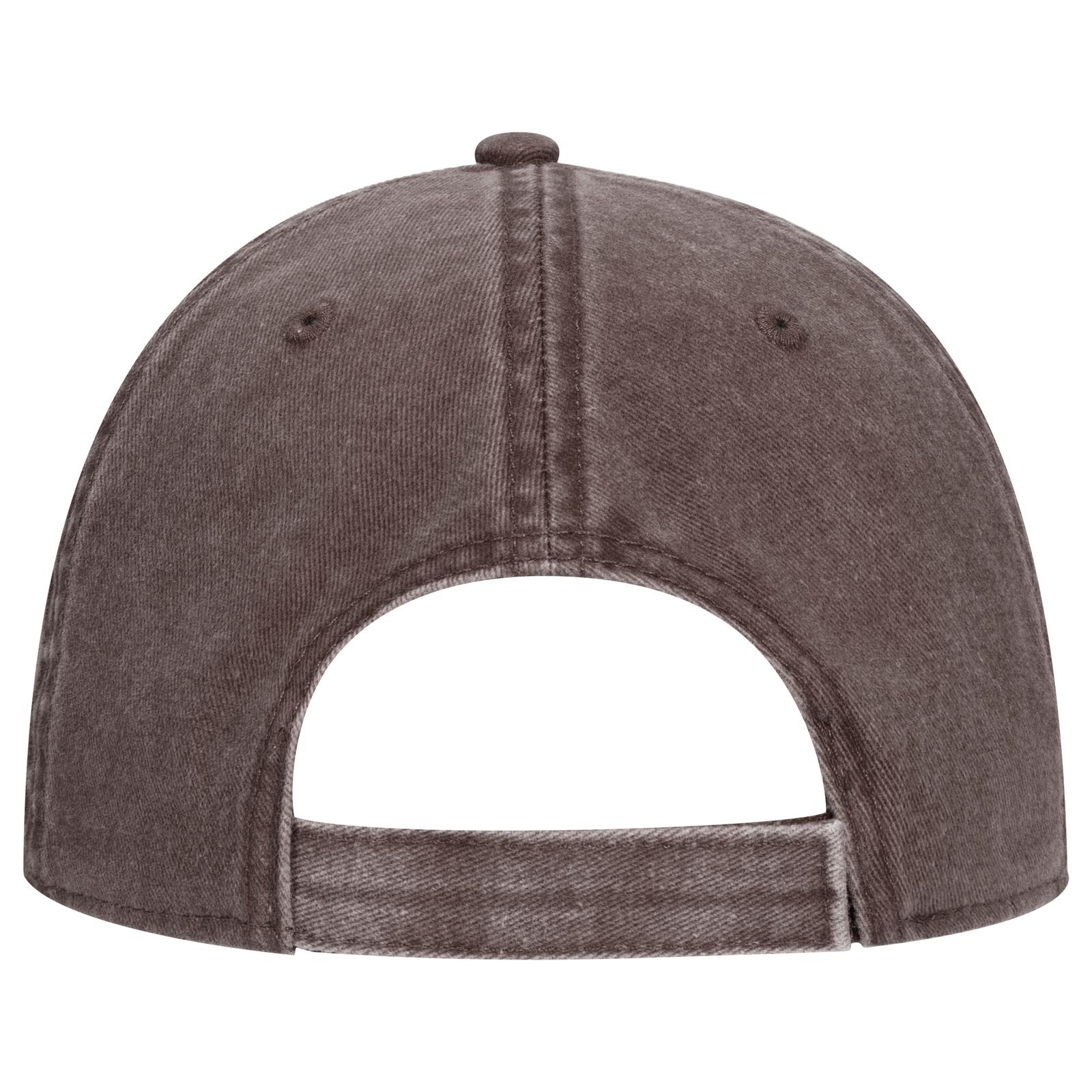 18-711 OTTO CAP 6 Panel Low Profile Dad Hat - Back Image
