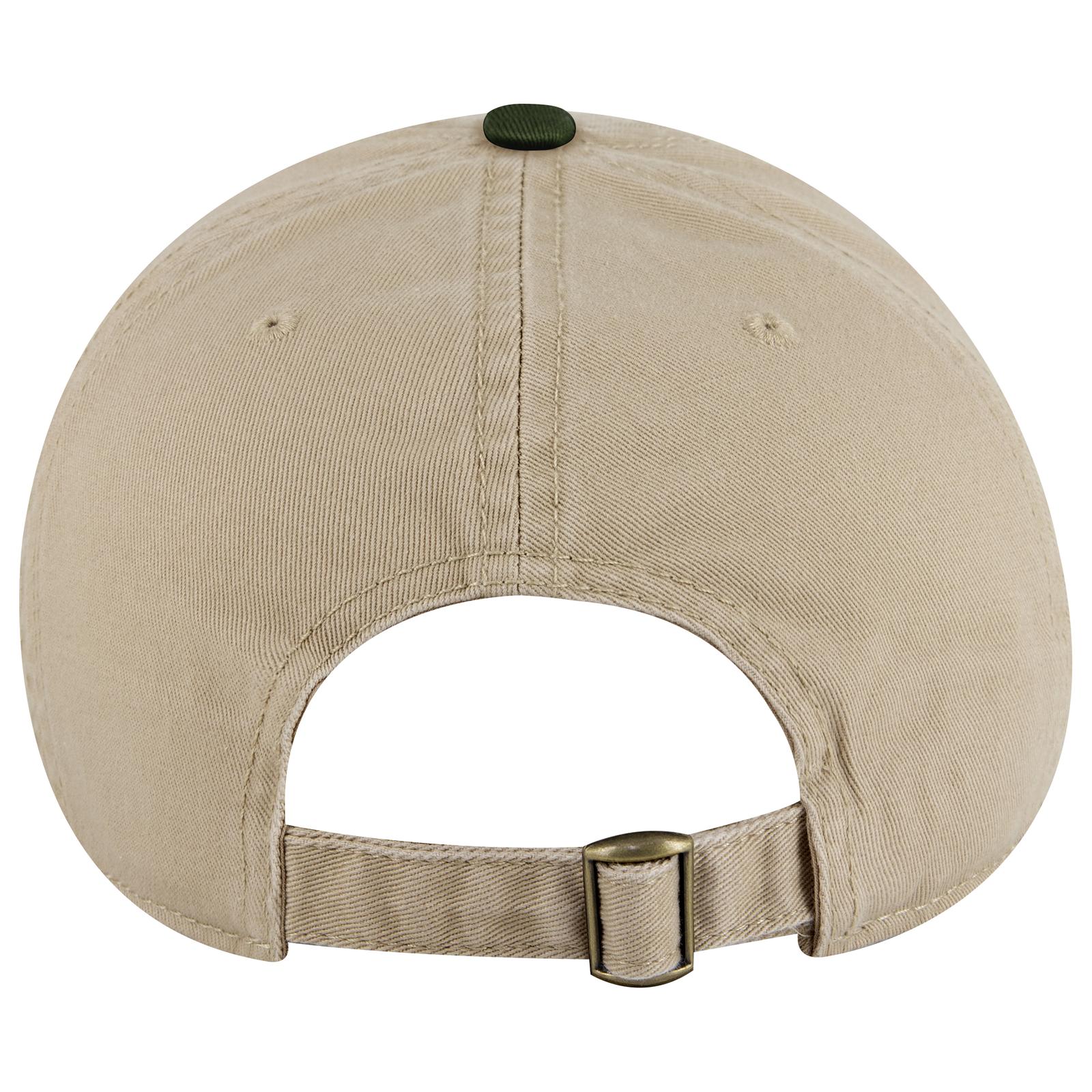 18-772 OTTO CAP 6 Panel Low Profile Dad Hat - Back Image