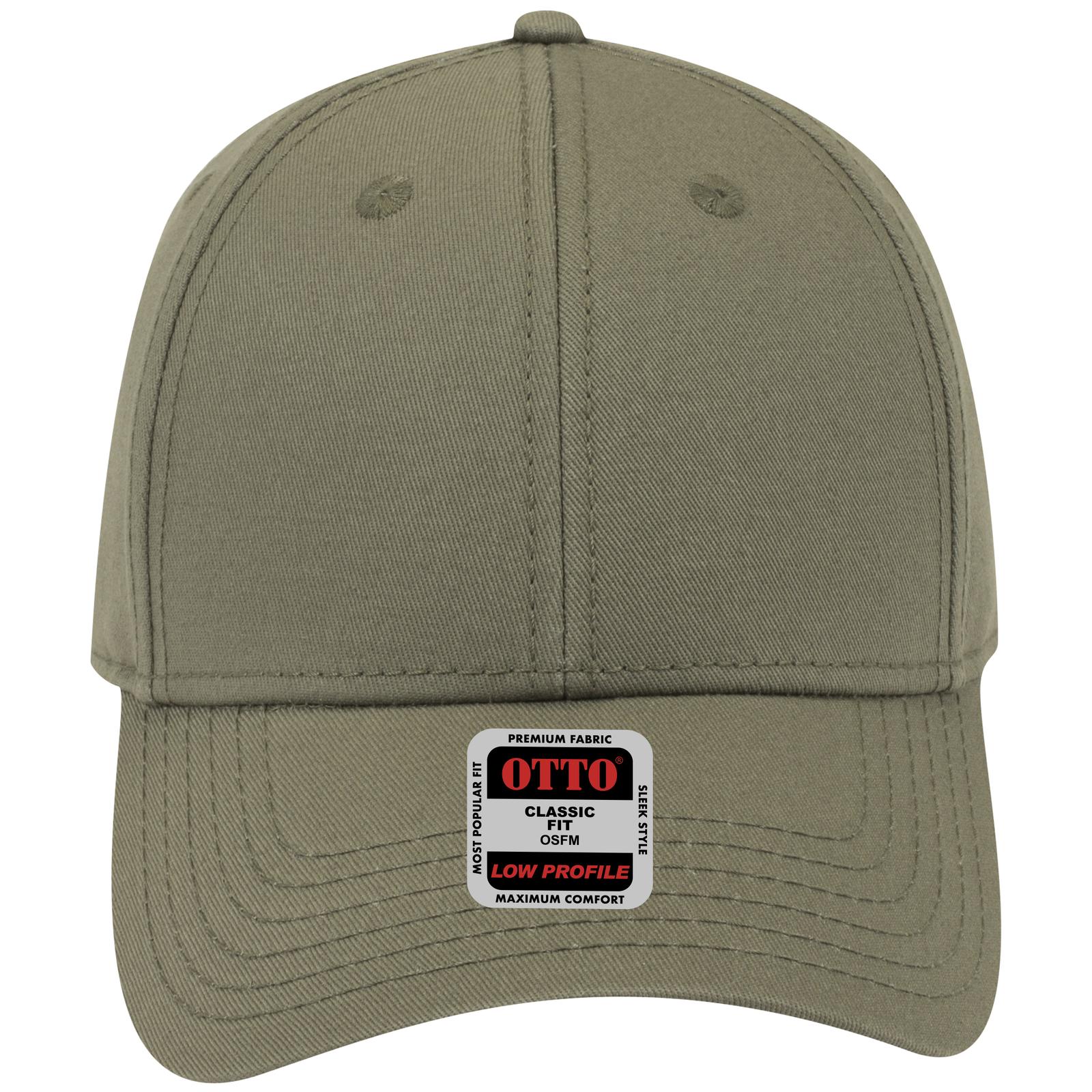 19-1203 OTTO CAP 6 Panel Low Profile Baseball Cap
