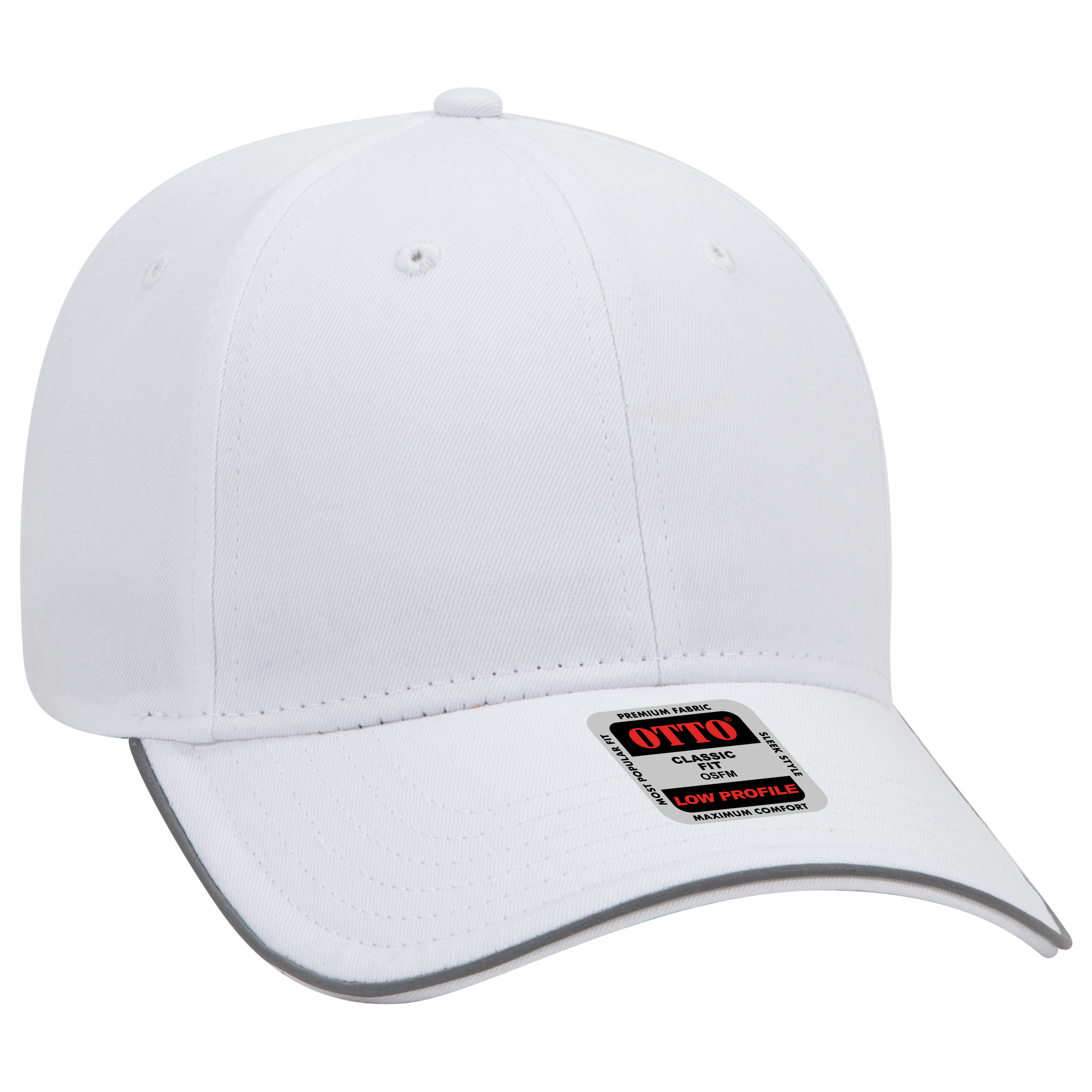 19-1261 OTTO CAP Reflective 6 Panel Low Profile Baseball Cap 19-1261 OTTO CAP Reflective 6 Panel Low Profile Baseball Cap - Siide Image