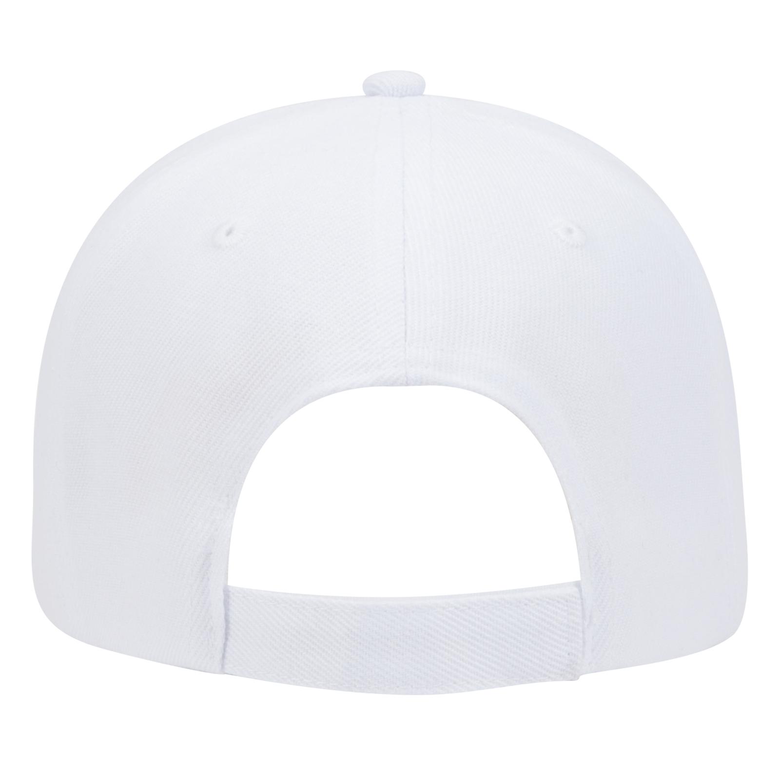 19-609 OTTO CAP 6 Panel Low Profile Baseball Cap - Back Image