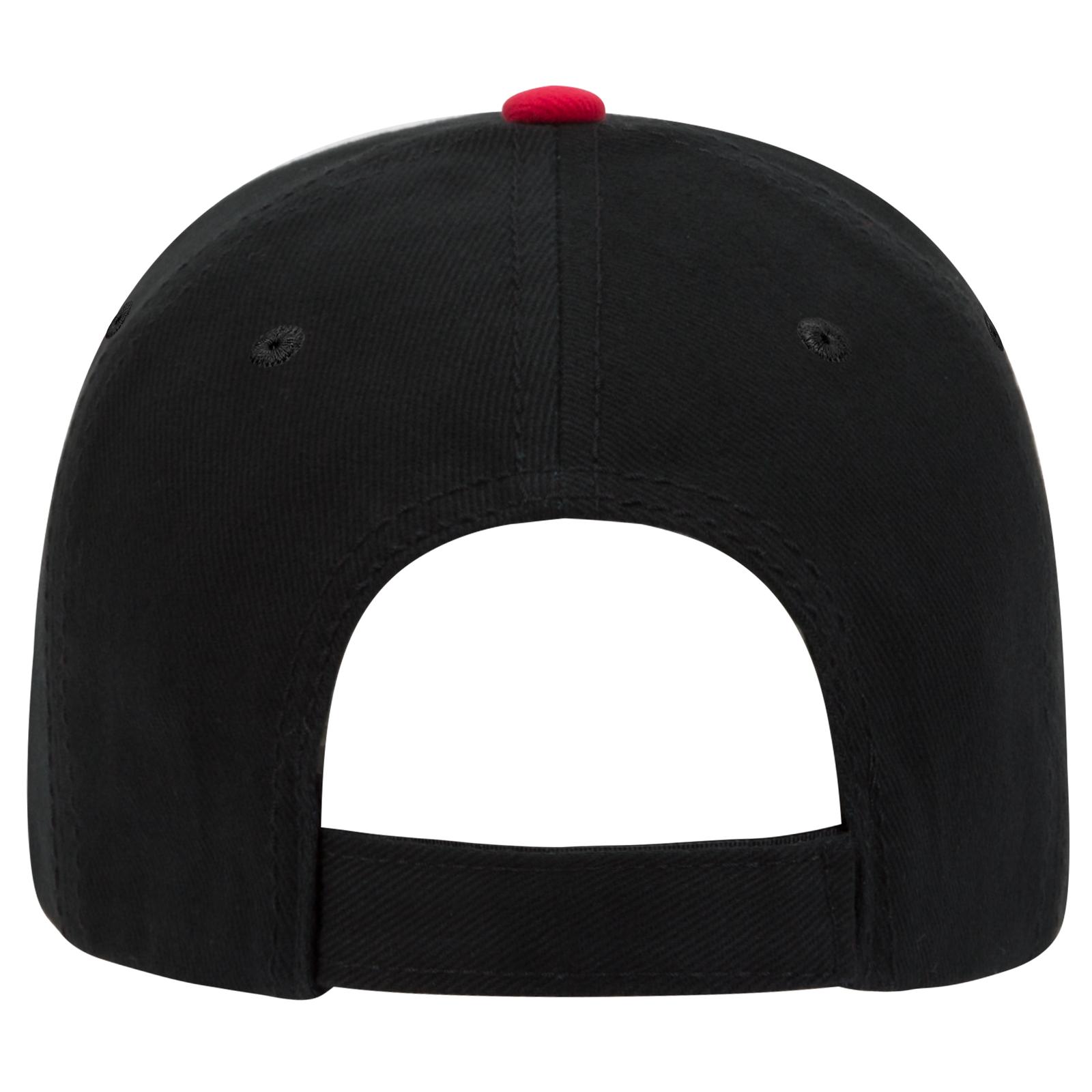 23-255 OTTO CAP 6 Panel Low Profile Baseball Cap - Back Image