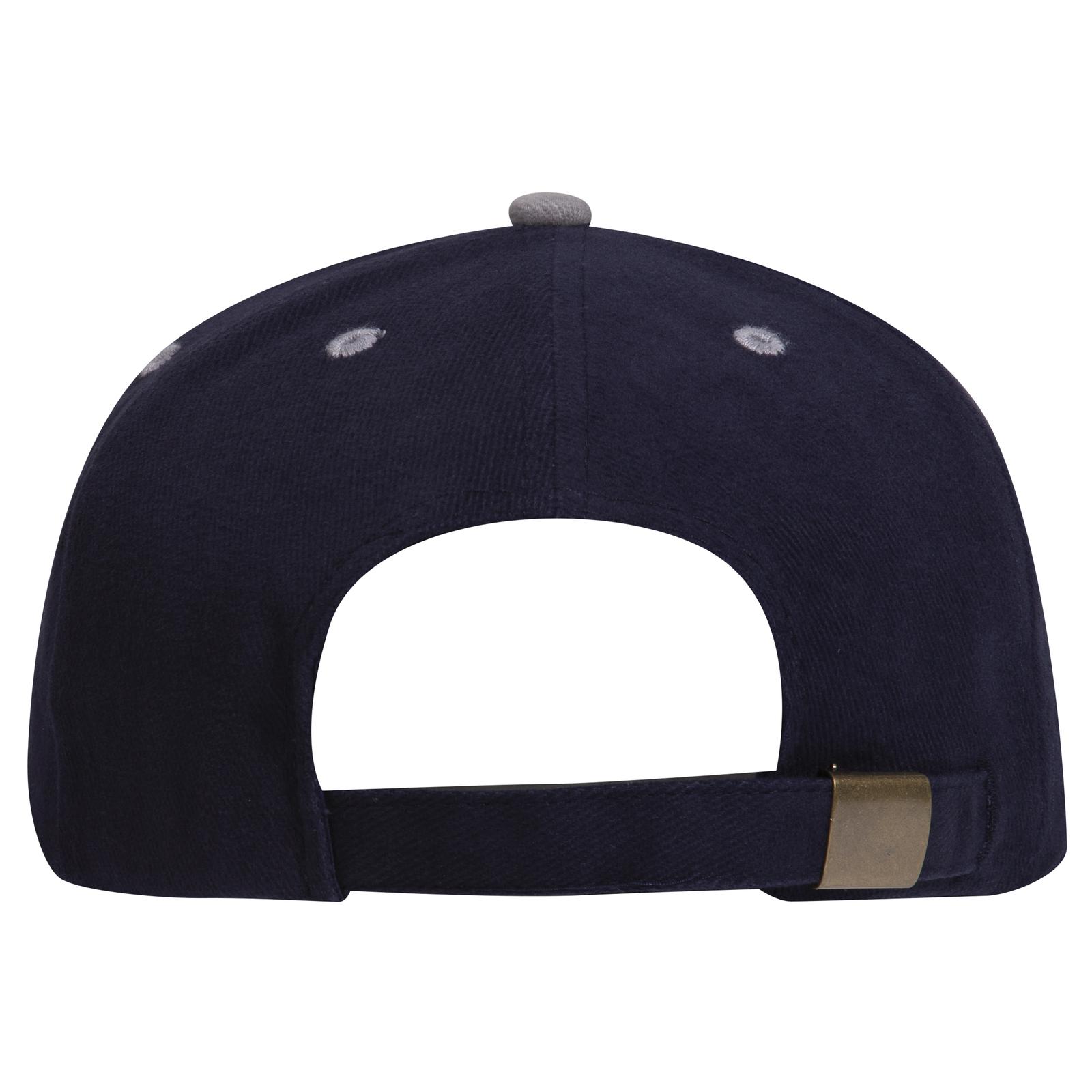 27-008 OTTO CAP 6 Panel Mid Profile Baseball Cap - Back Image