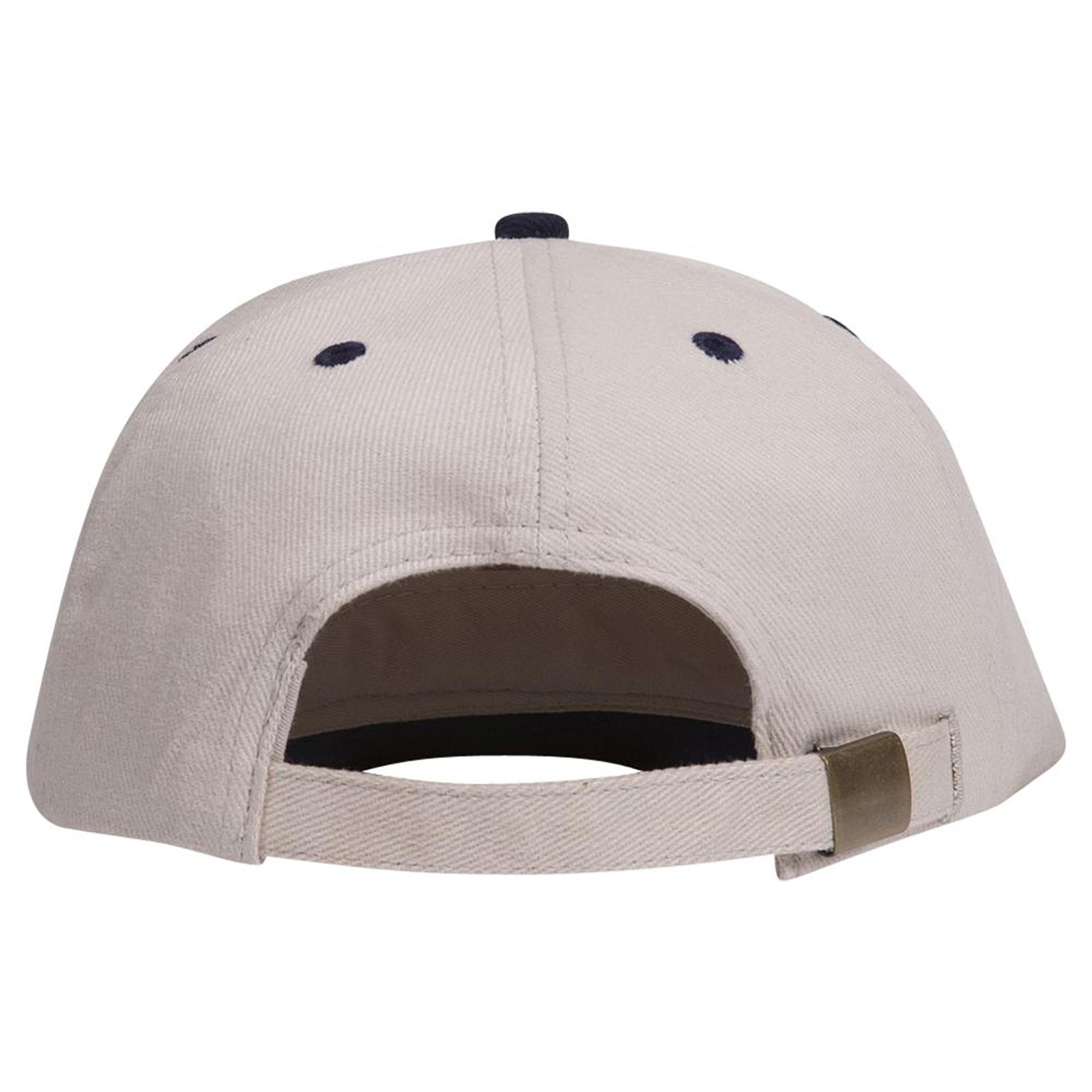 27-008 OTTO CAP 6 Panel Mid Profile Baseball Cap - Back Image