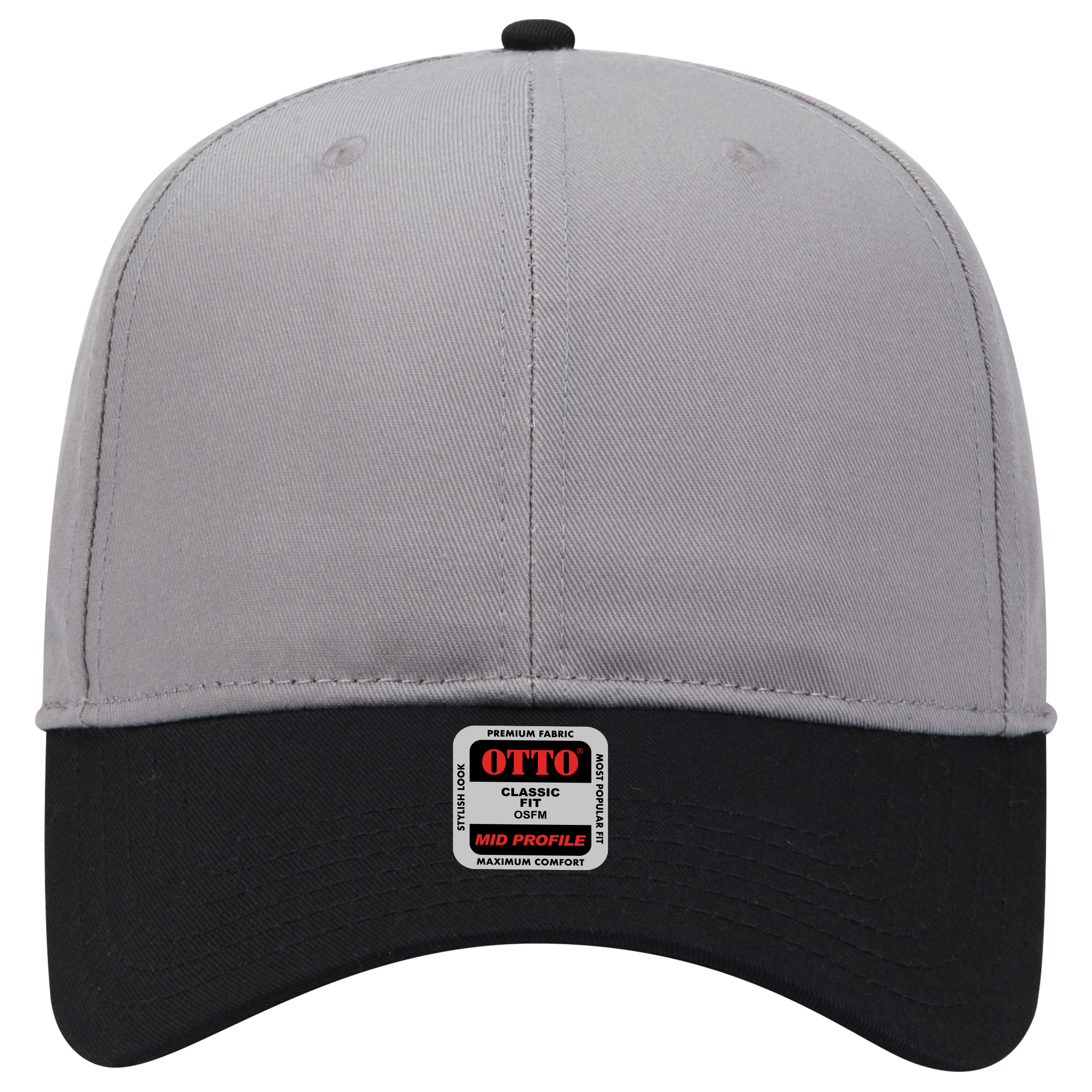 27-079 OTTO CAP 6 Panel Mid Profile Baseball Cap