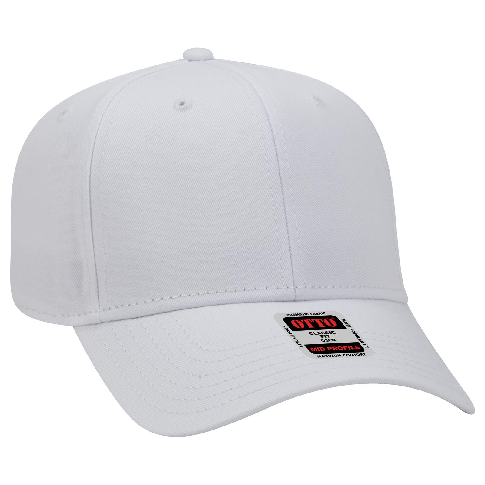 27-1235 OTTO CAP 6 Panel Mid Profile Baseball Cap - Siide Image