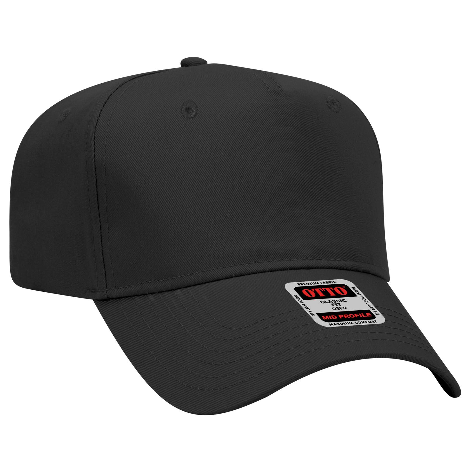 31-069 OTTO CAP Neon 5 Panel Mid Profile Baseball Cap - Siide Image
