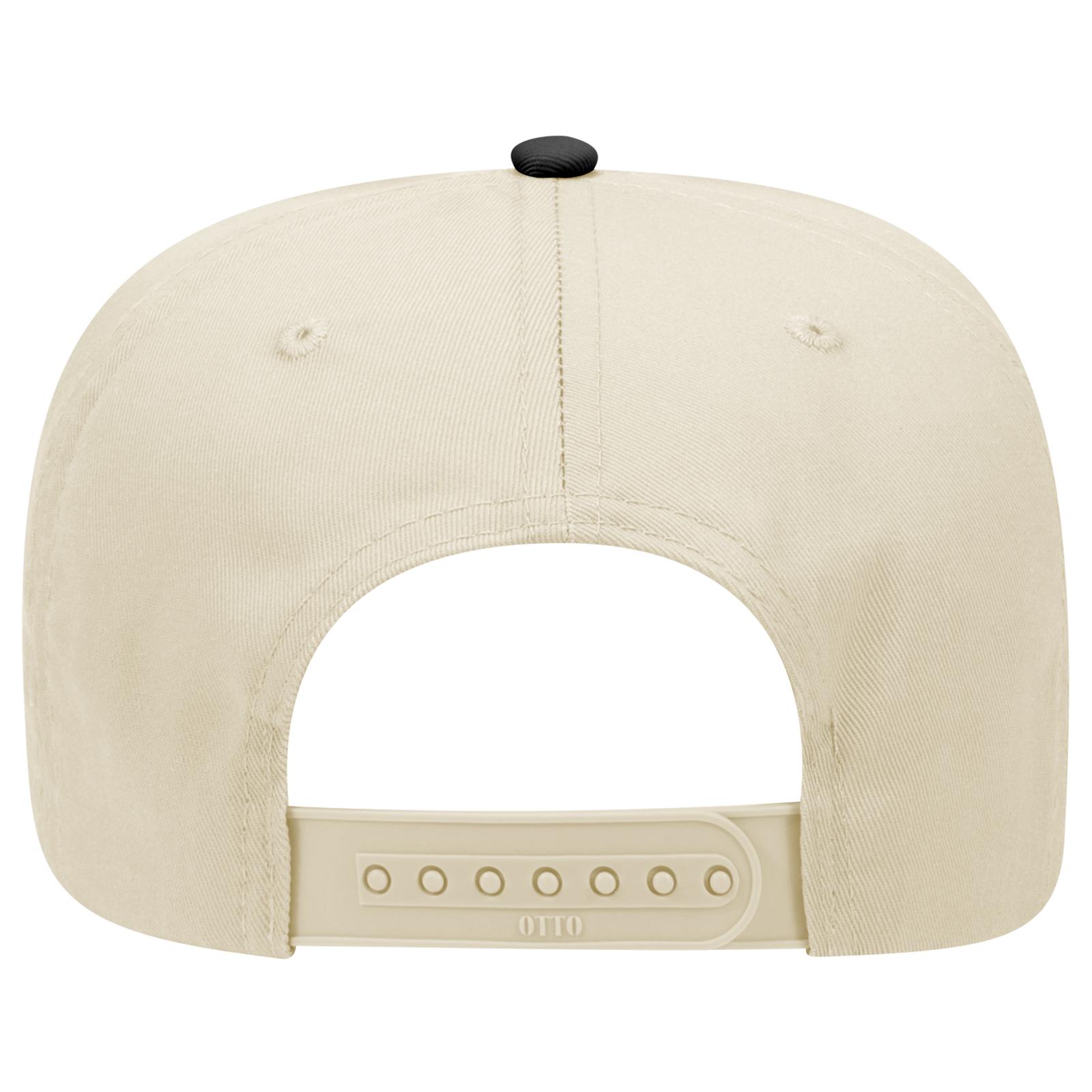 31-069 OTTO CAP Neon 5 Panel Mid Profile Baseball Cap - Back Image