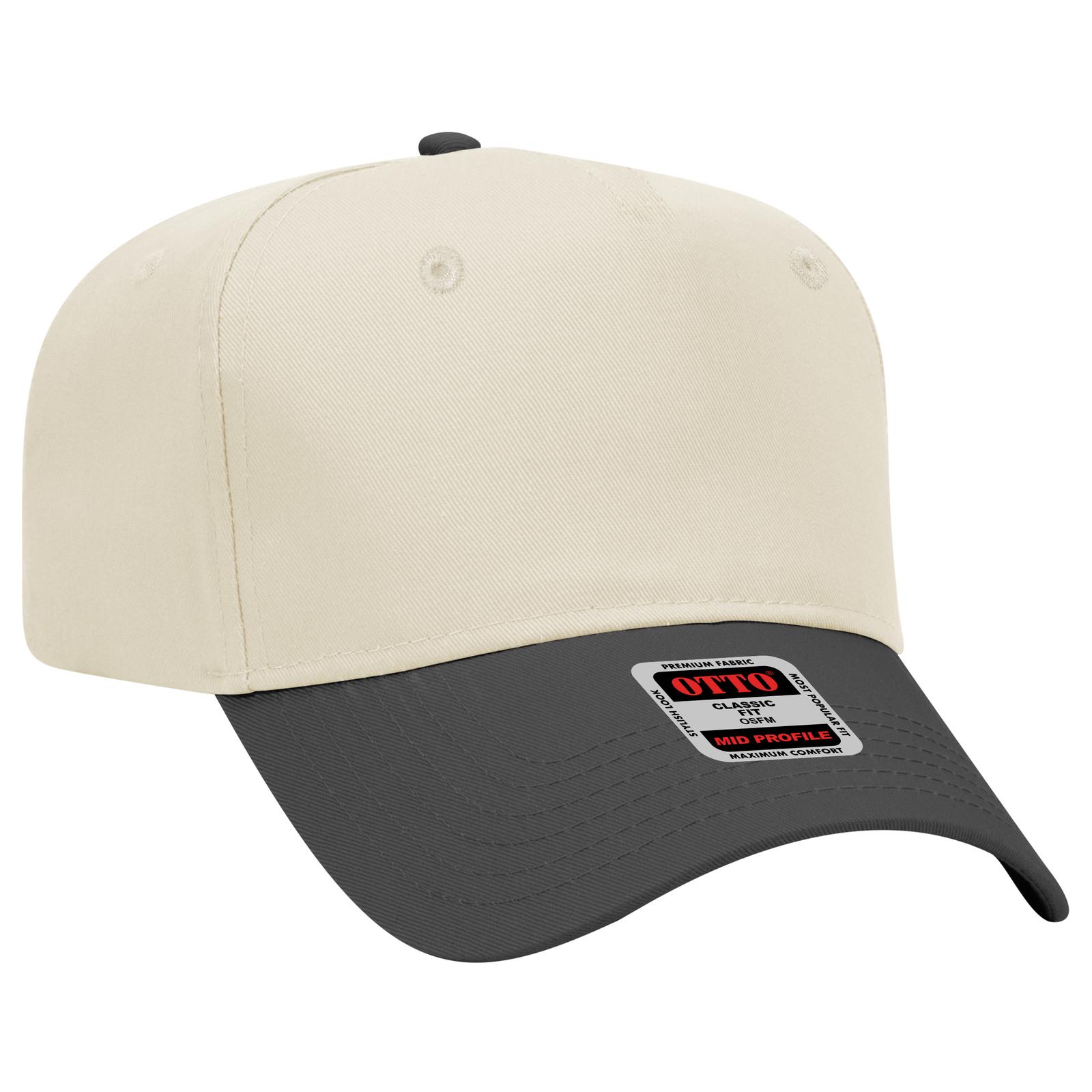31-069 OTTO CAP Neon 5 Panel Mid Profile Baseball Cap - Siide Image