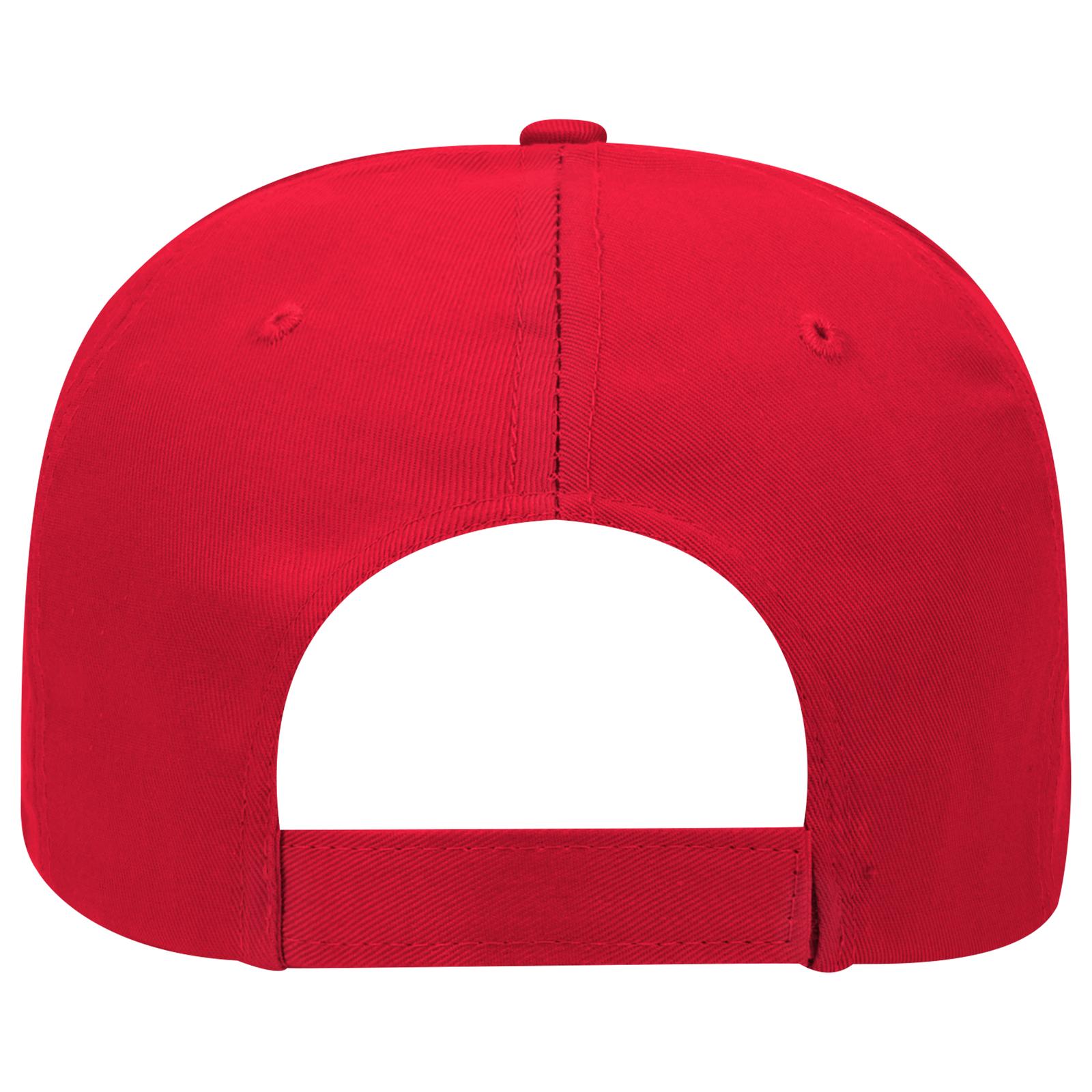 31-1060 OTTO CAP 5 Panel Mid Profile Baseball Cap - Back Image