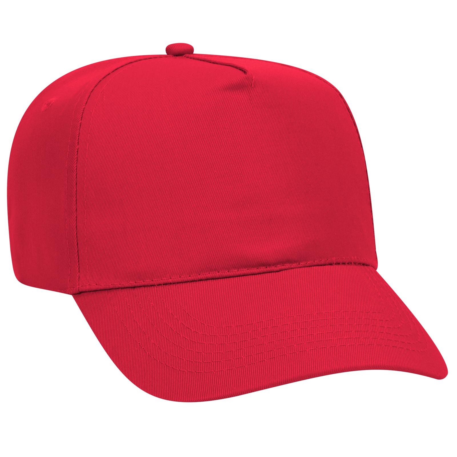 31-1060 OTTO CAP 5 Panel Mid Profile Baseball Cap - Siide Image