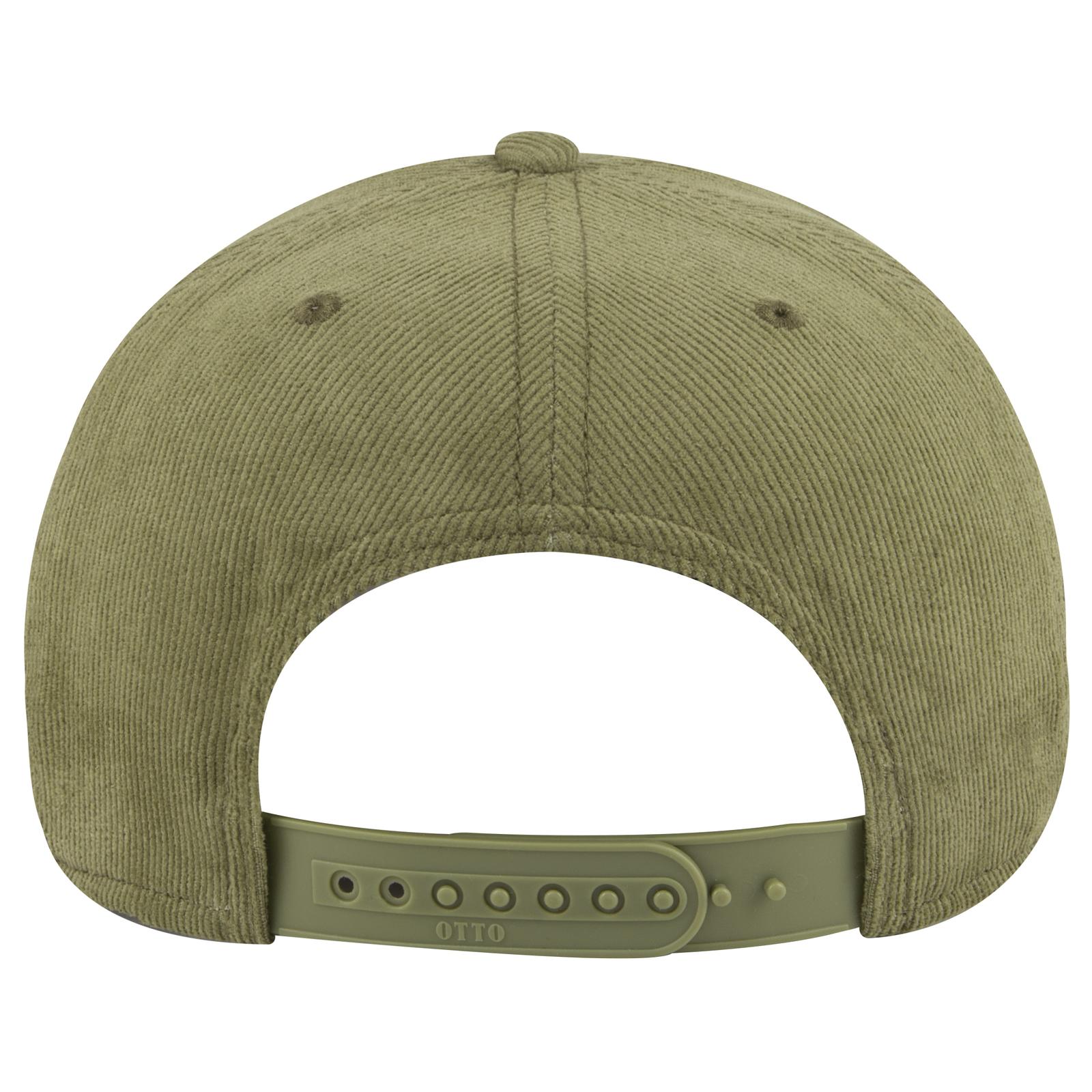 31-3 OTTO CAP 5 Panel Mid Profile Corduroy Baseball Cap - Back Image