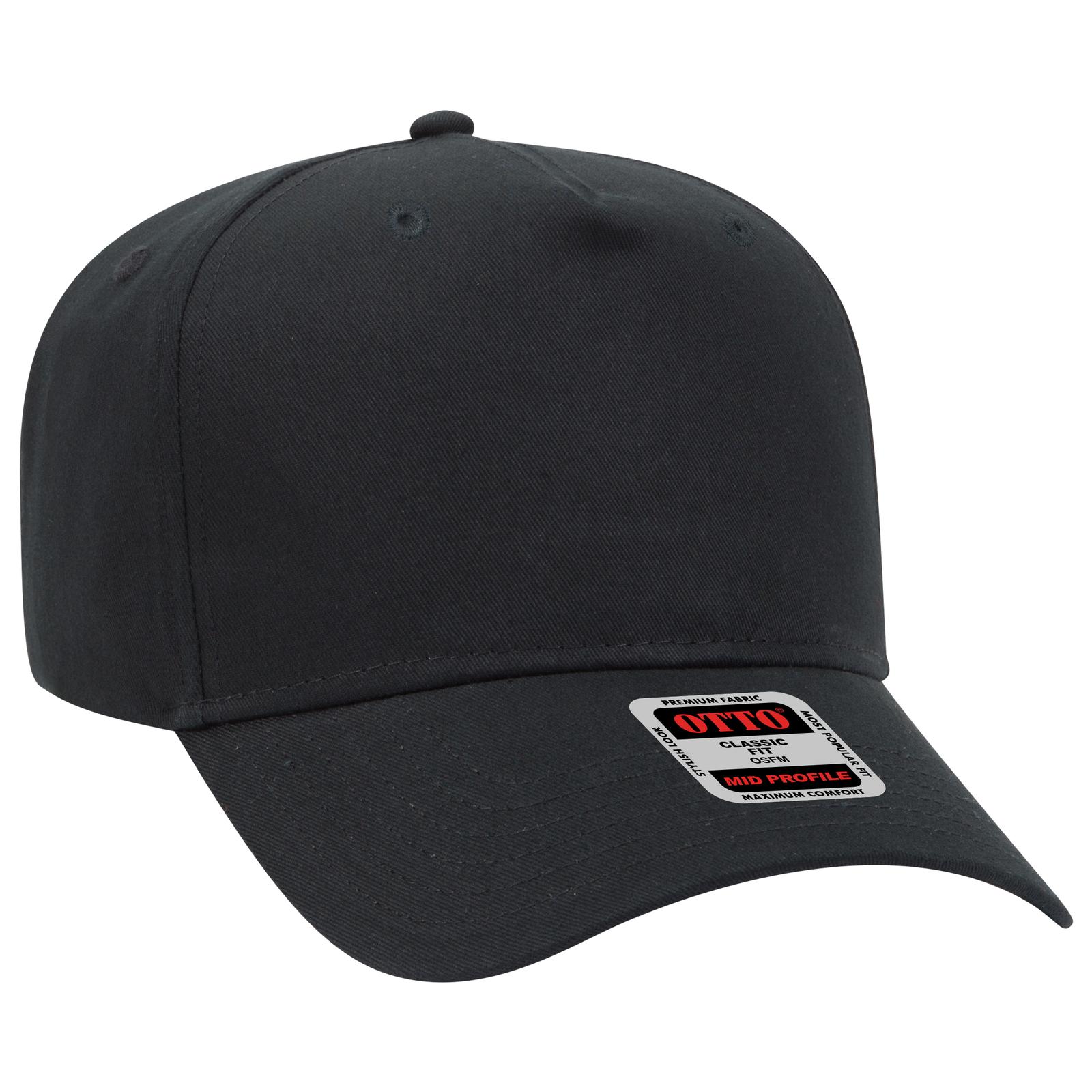 31-538 OTTO CAP 5 Panel Mid Profile Baseball Cap - Siide Image