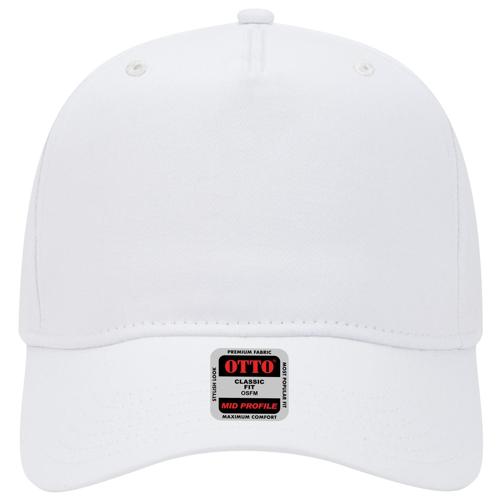 31-538 OTTO CAP 5 Panel Mid Profile Baseball Cap
