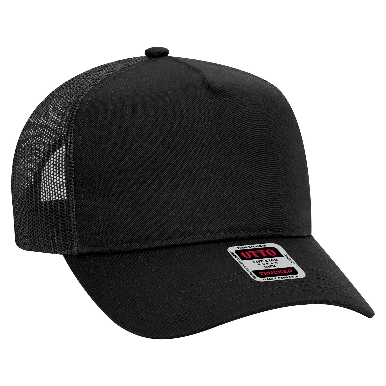 32-285 OTTO CAP 5 Panel Mid Profile Mesh Back Trucker Hat 32-285 OTTO CAP 5 Panel Mid Profile Mesh Back Trucker Hat - Siide Image
