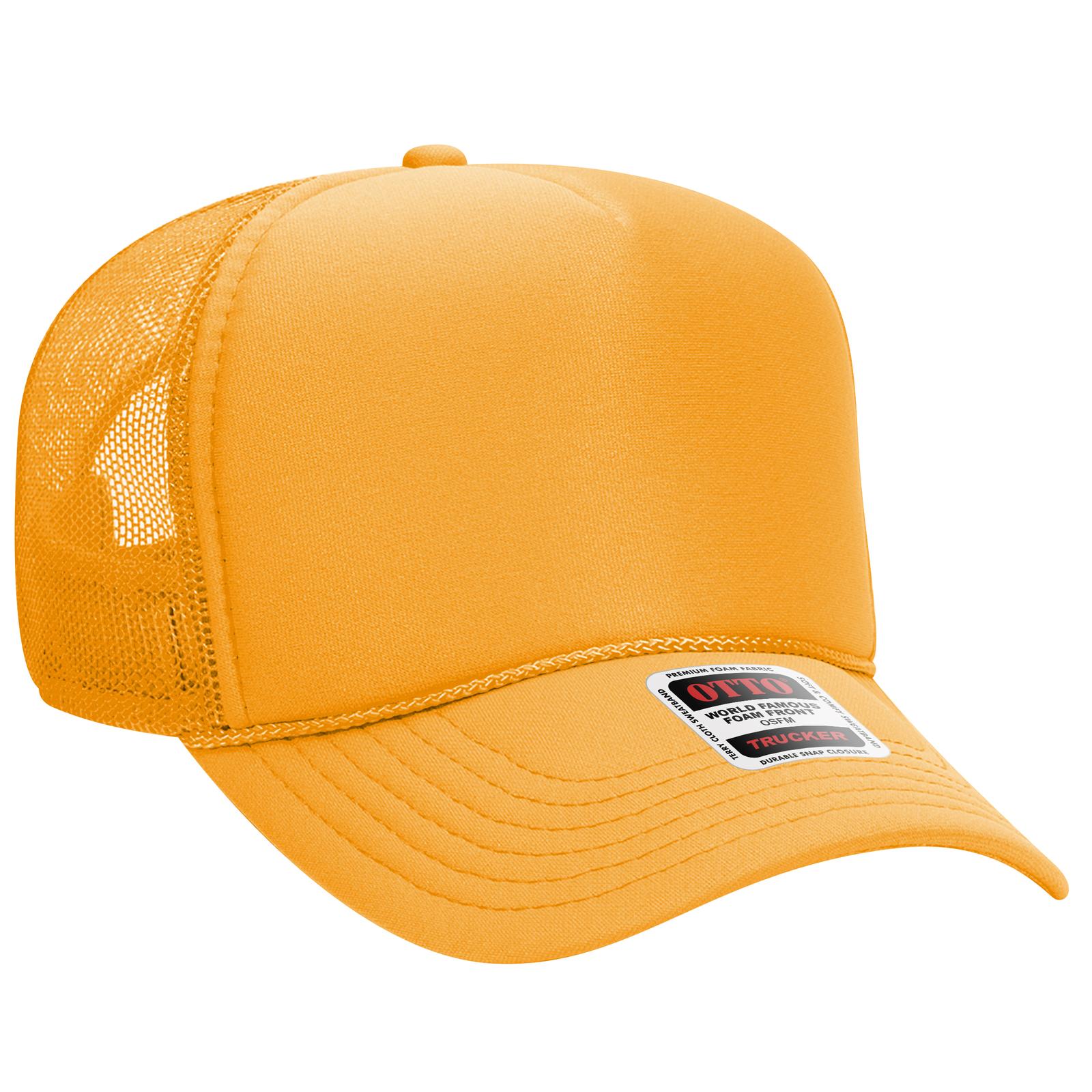 32-467 OTTO CAP 5 Panel Mid Profile Mesh Back Trucker Hat - Siide Image