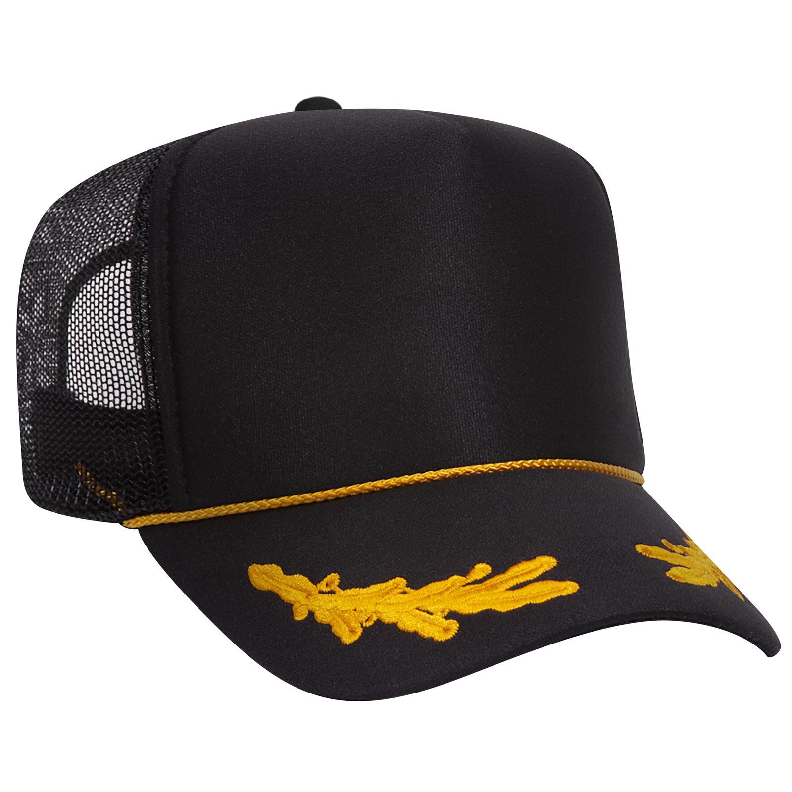 OTTO 39-165 Trucker Hat 39-165 OTTO CAP 5 Panel High Crown Mesh Back Trucker Hat - Siide Image