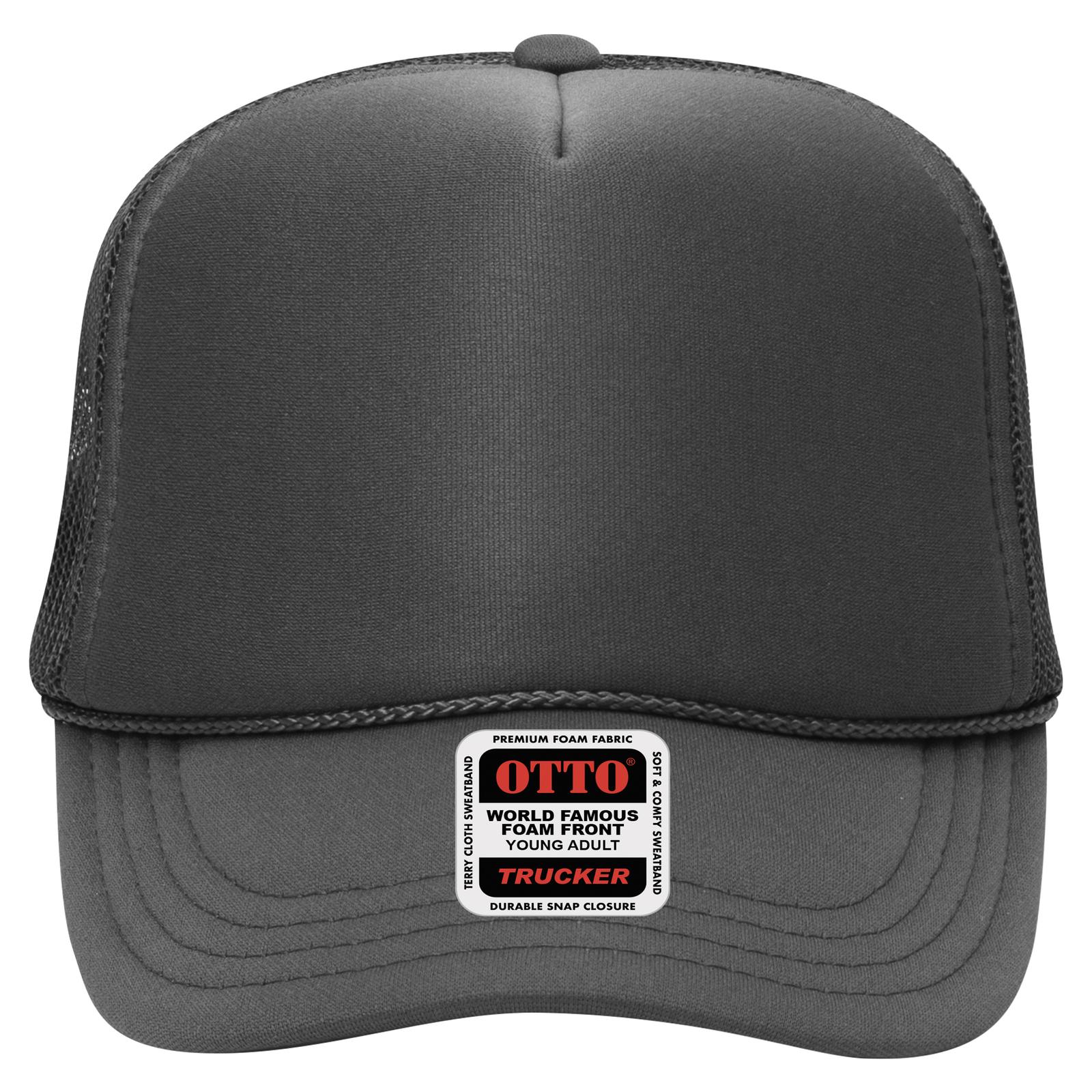 39-165 OTTO CAP 5 Panel High Crown Mesh Back Trucker Hat