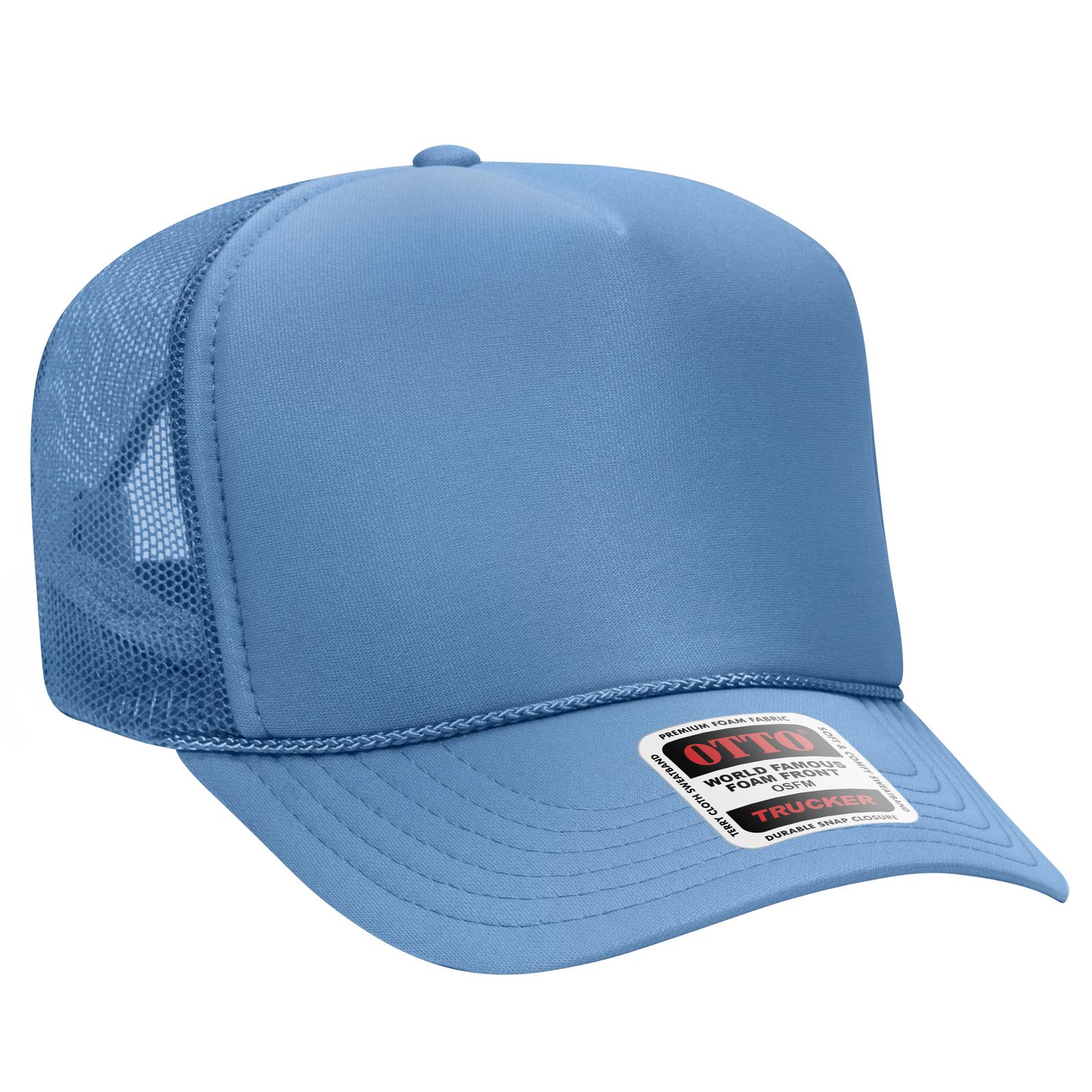 OTTO 39-165 Trucker Hat 39-165 OTTO CAP 5 Panel High Crown Mesh Back Trucker Hat - Siide Image