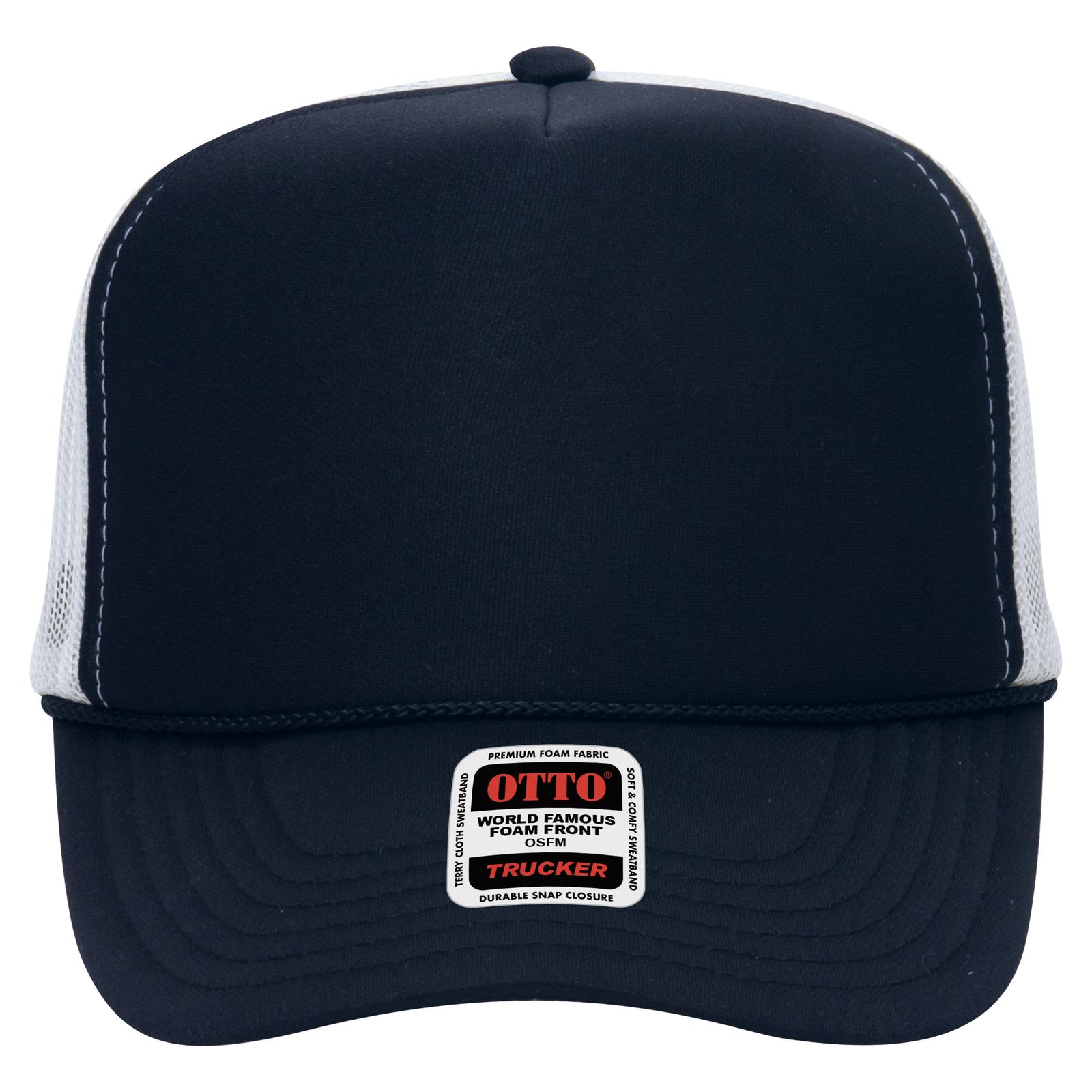 39-165 OTTO CAP 5 Panel High Crown Mesh Back Trucker Hat