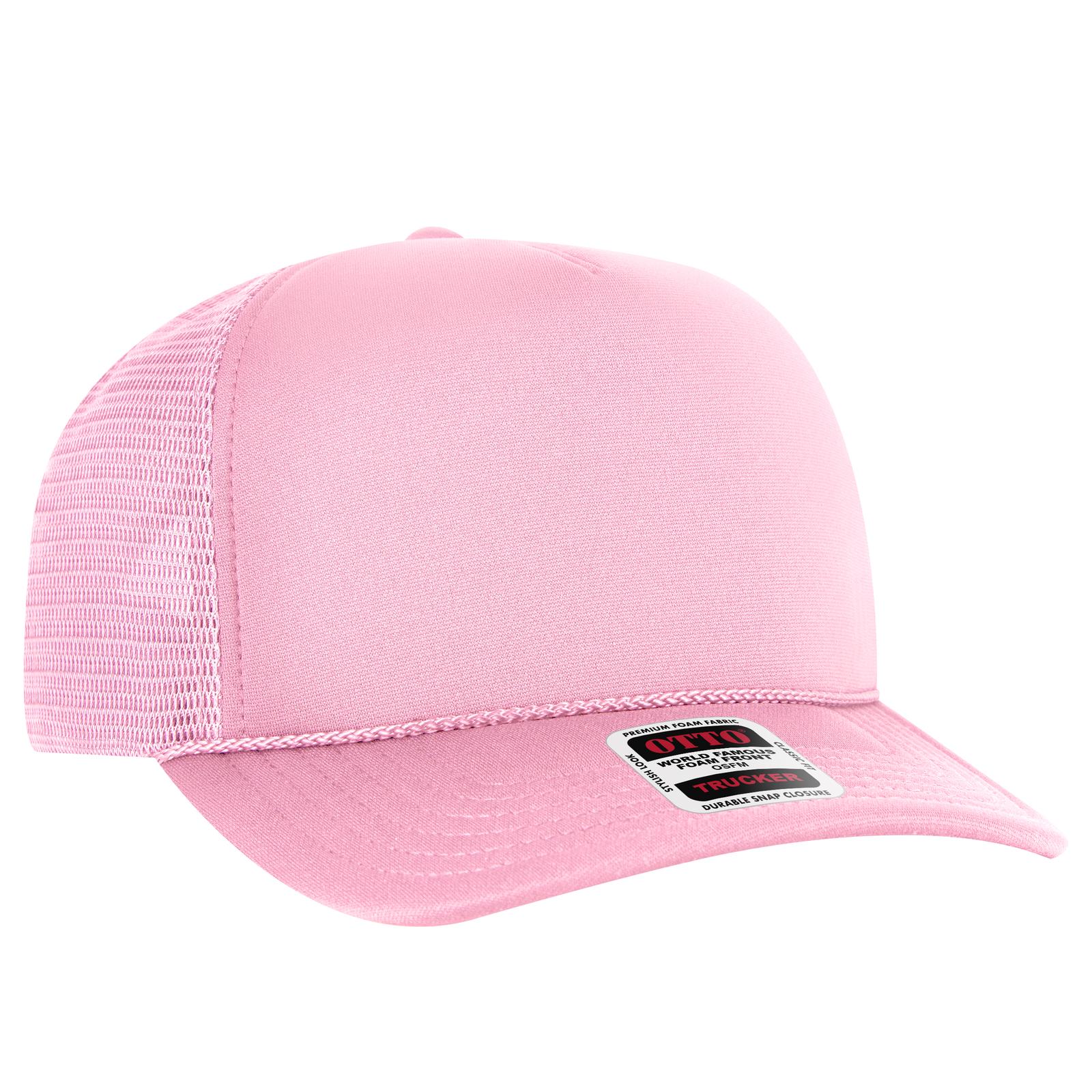 39-167 OTTO CAP " COMFY FIT" 5 Panel High Crown Mesh Back Trucker Hat - Siide Image