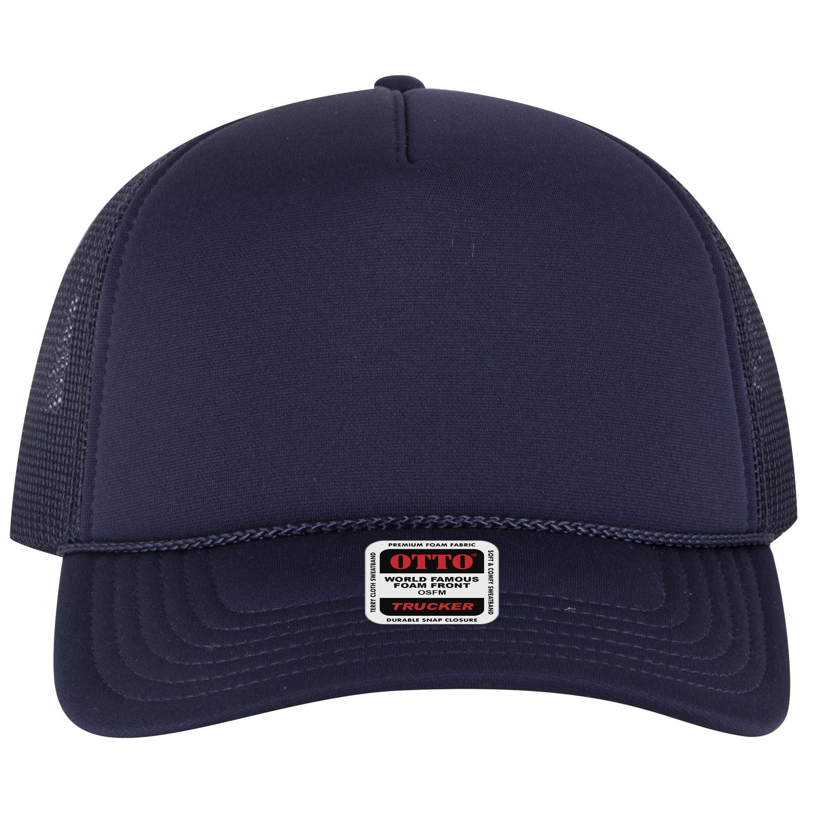 39102-1 OTTO CAP 5 Panel Low Profile Mesh Back Trucker Hat